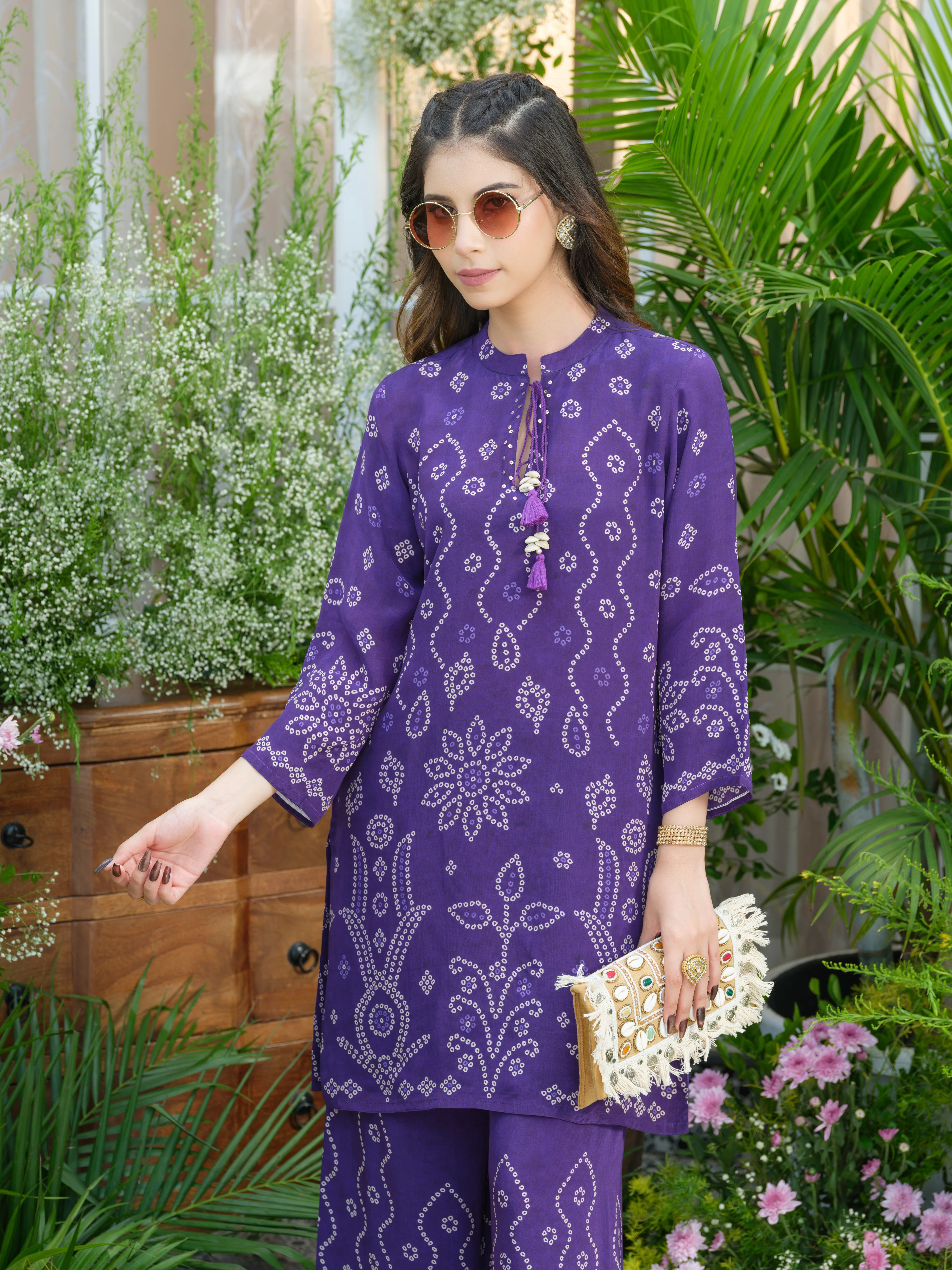 Palash Vio Printed Co-ord Set - Image 11