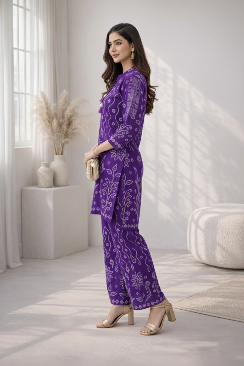 Palash Vio Printed Co-ord Set - Image 4