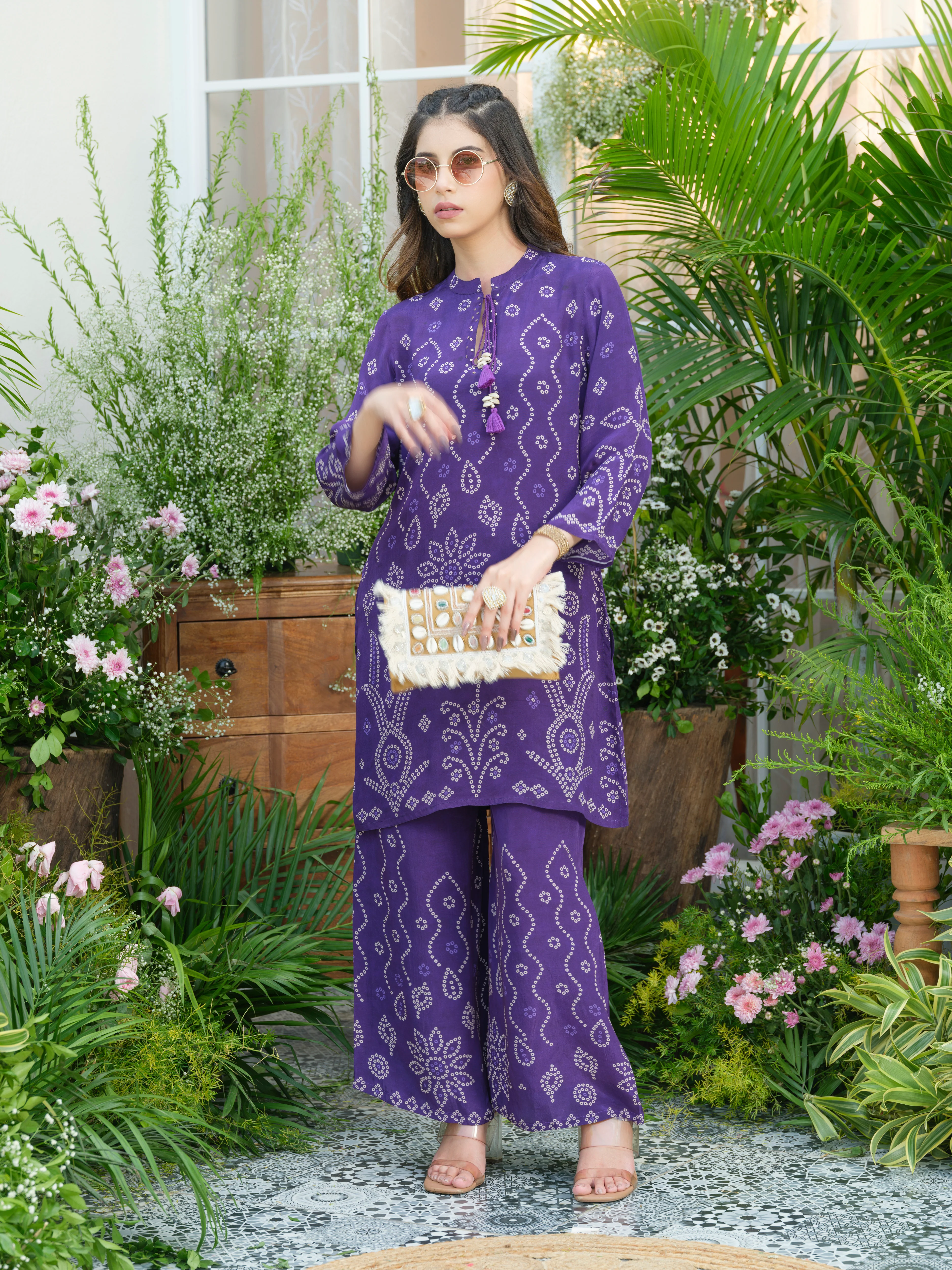 Palash Vio Printed Co-ord Set - Image 8