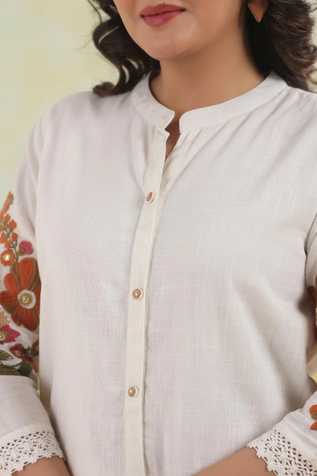 Hopipola Pearl Emnbroidery Cotton Co-ord Set - Image 4