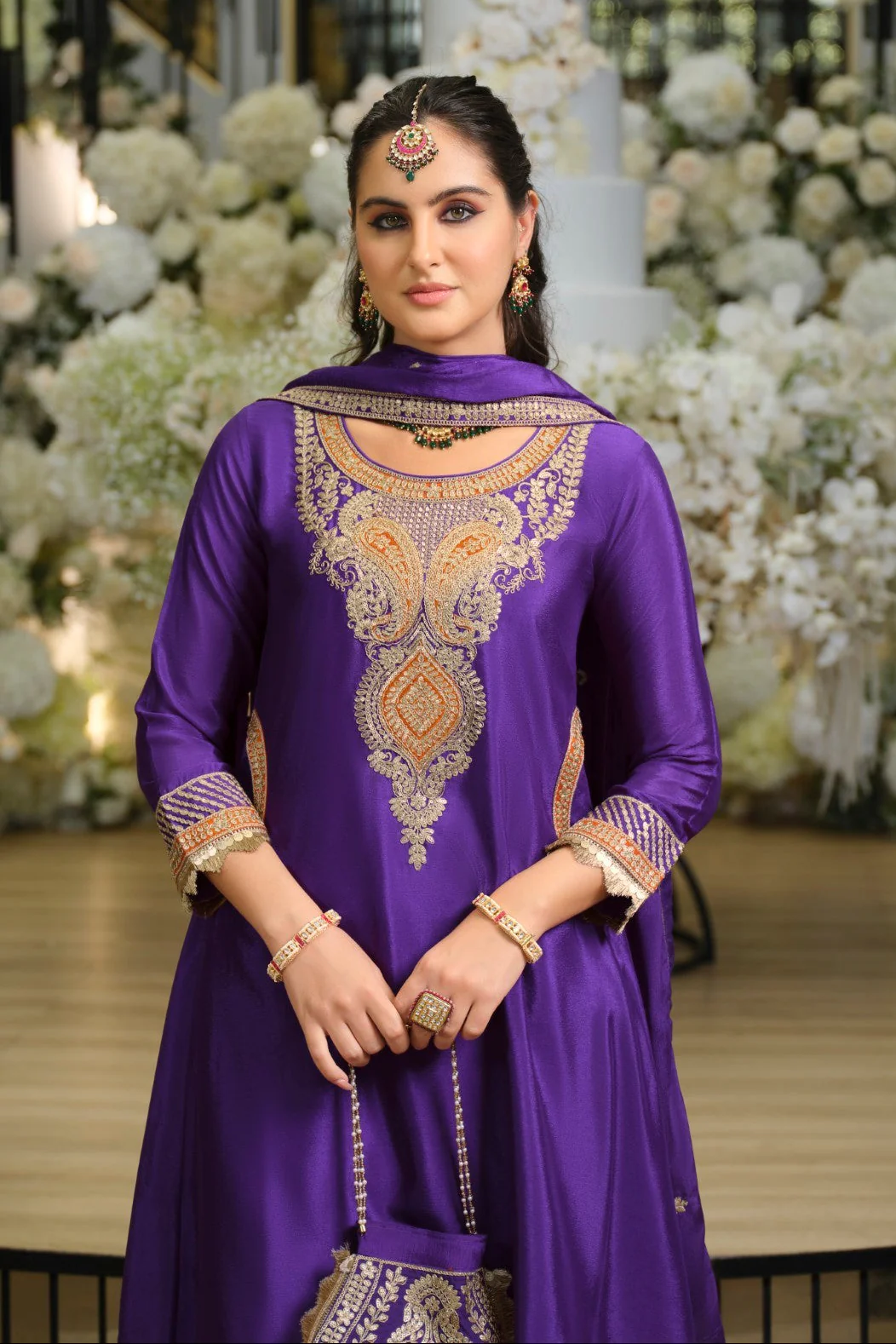 Areesa thistle full work heavy suit set - Image 2