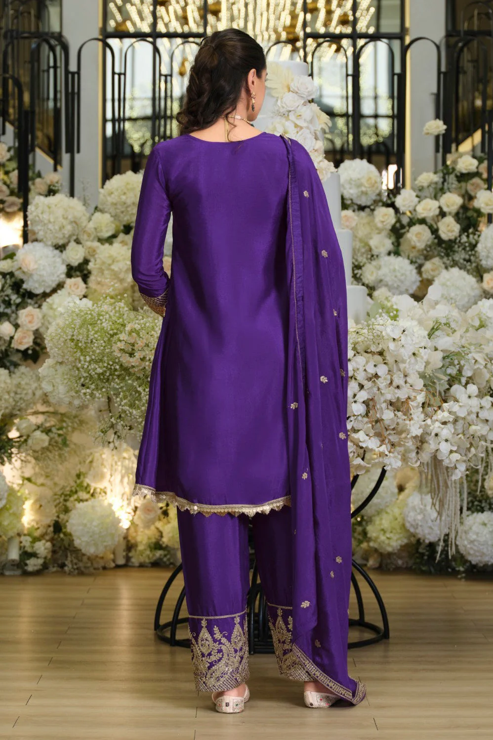 Areesa thistle full work heavy suit set - Image 3