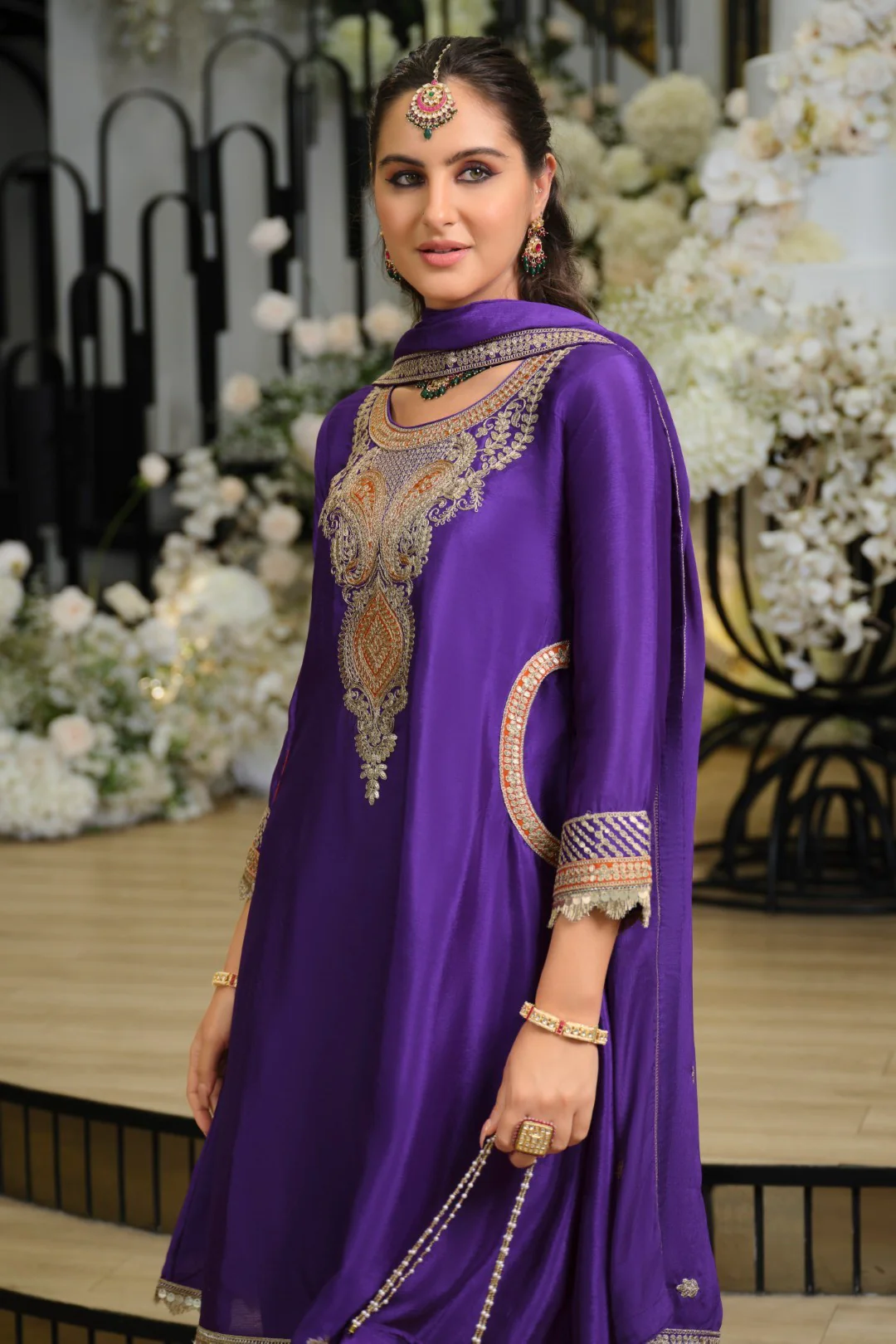 Areesa thistle full work heavy suit set - Image 7