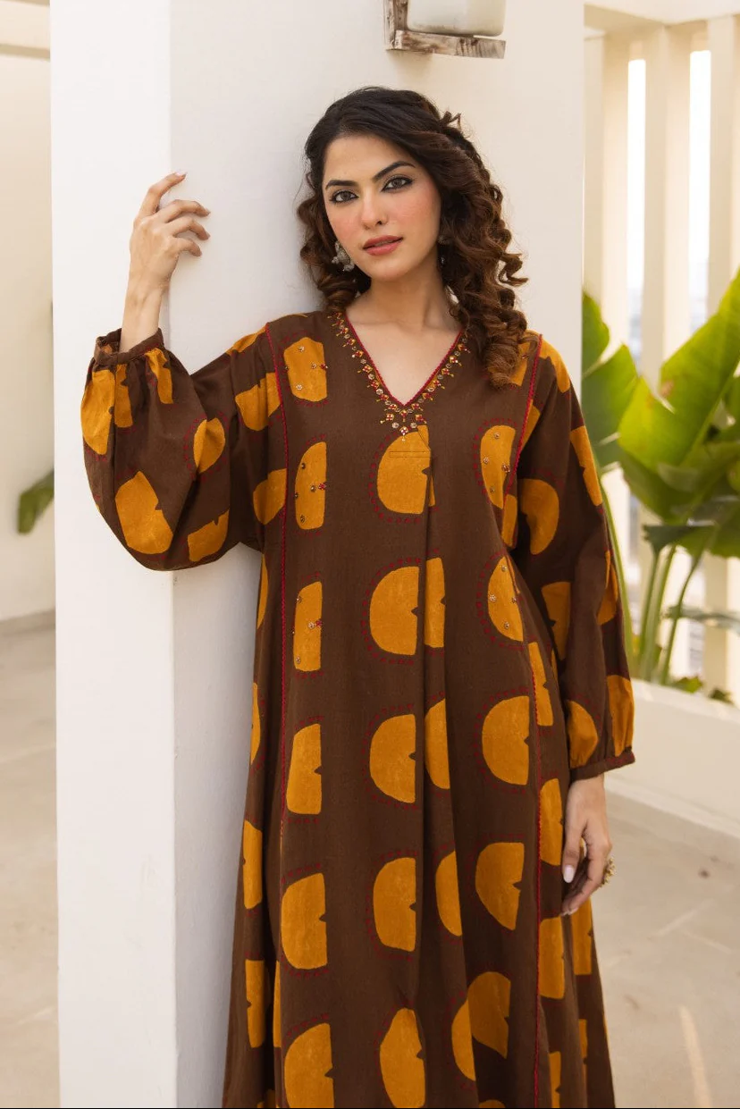 Karen Hazel Cotton Kurta Pant Set - Image 3