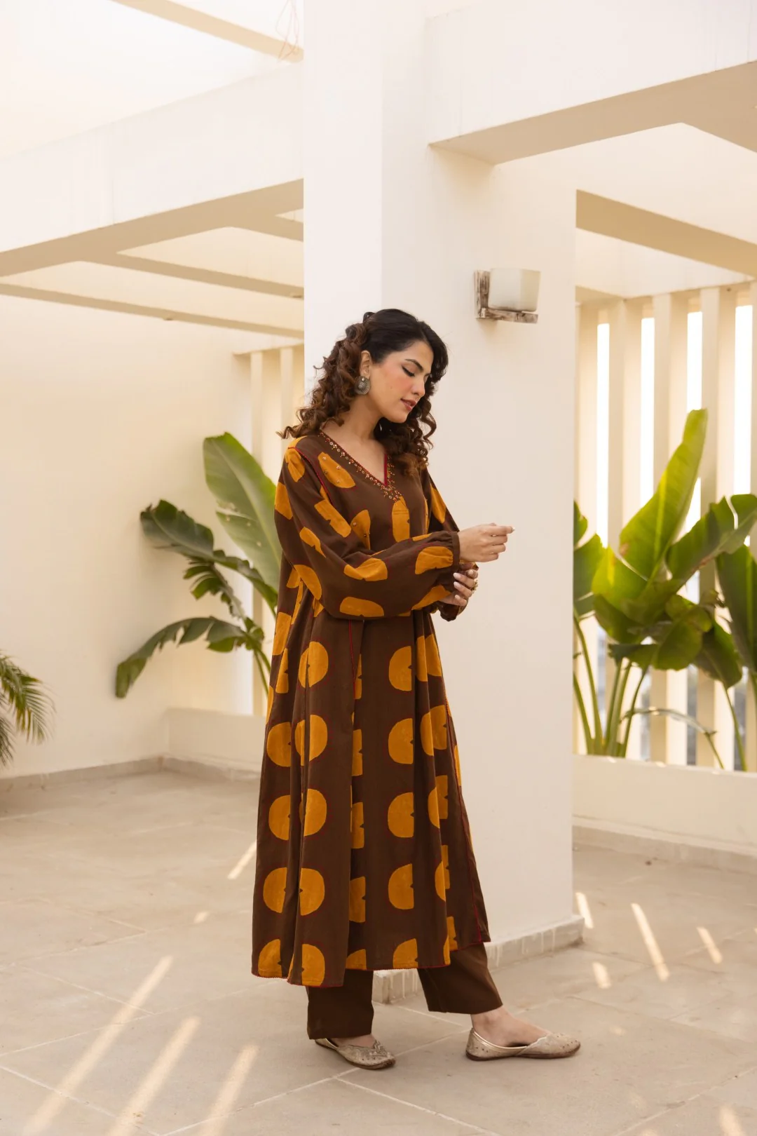 Karen Hazel Cotton Kurta Pant Set - Image 4