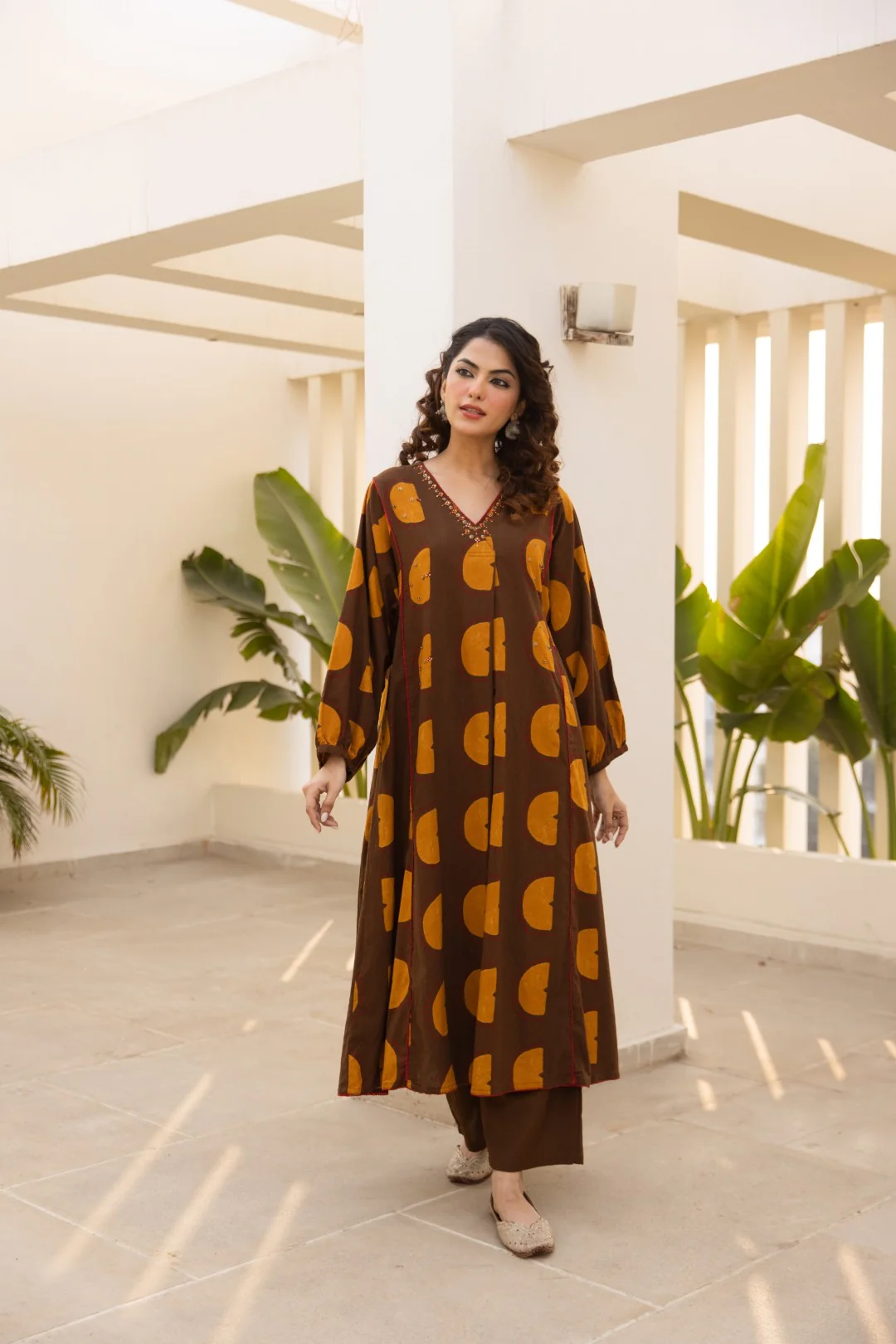Karen Hazel Cotton Kurta Pant Set - Image 6