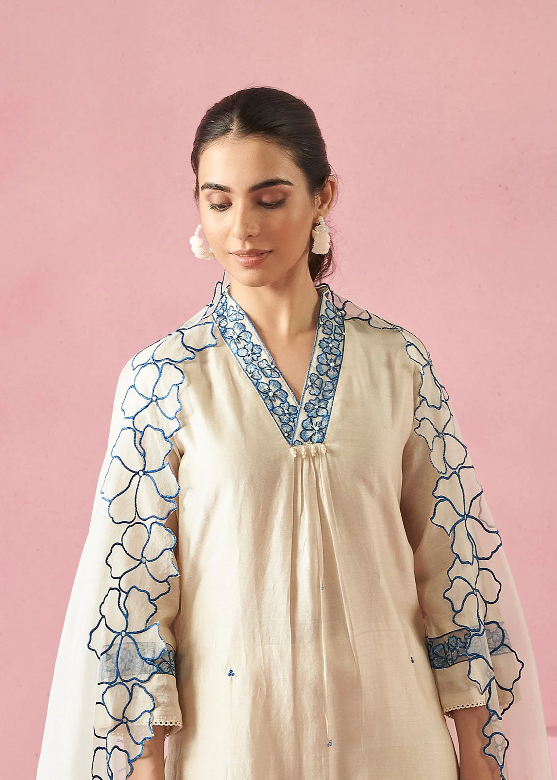 Nadira Frost Embroidered Lawn suit set - Image 2