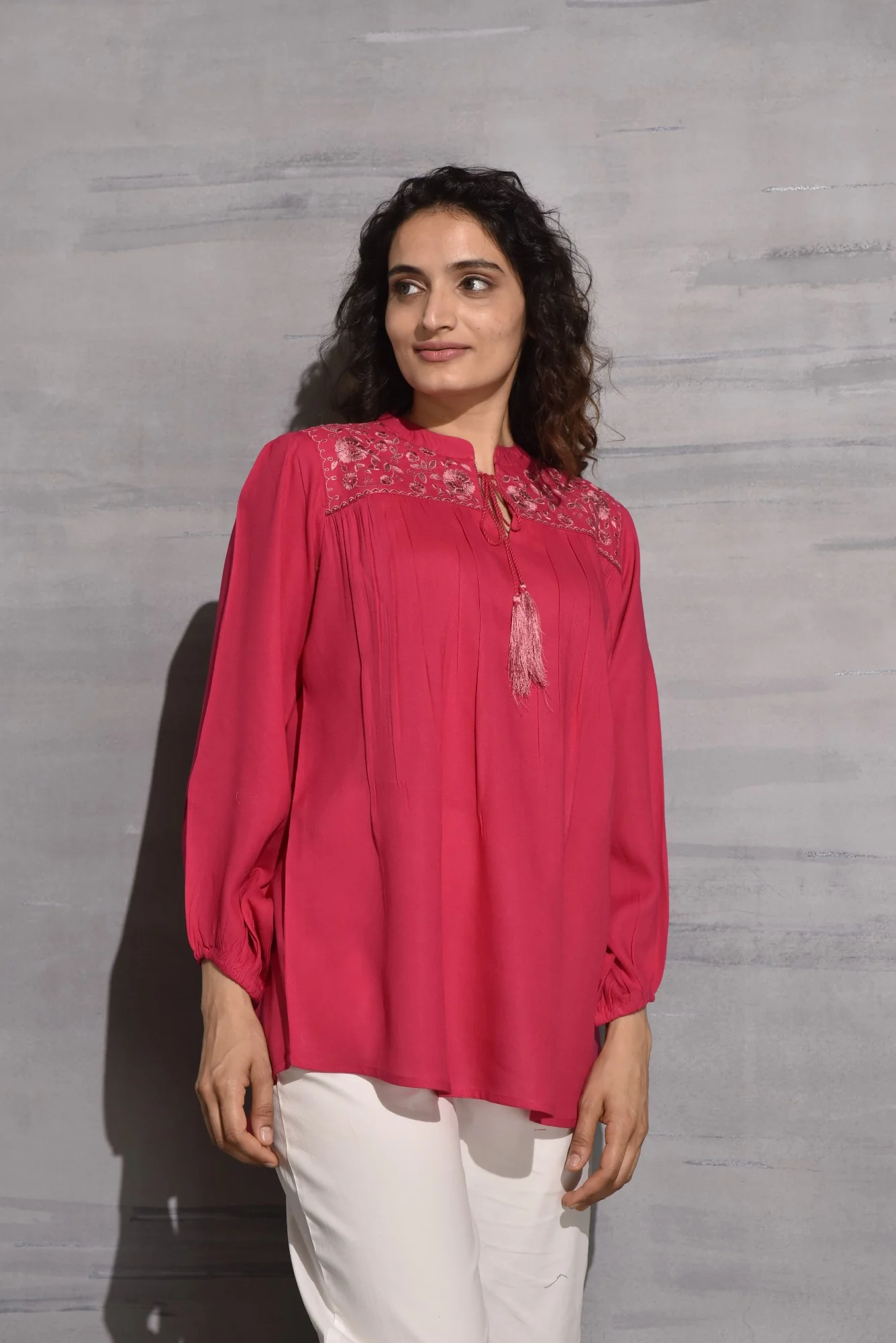 Hiya Candy Embroidered cotton Top - Image 11