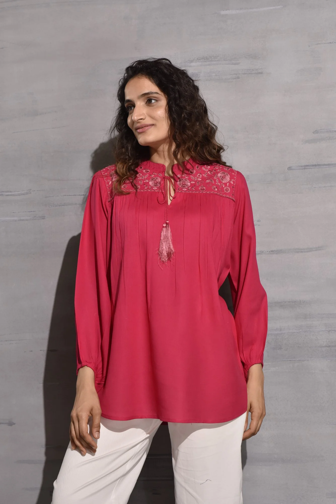 Hiya Candy Embroidered cotton Top - Image 14