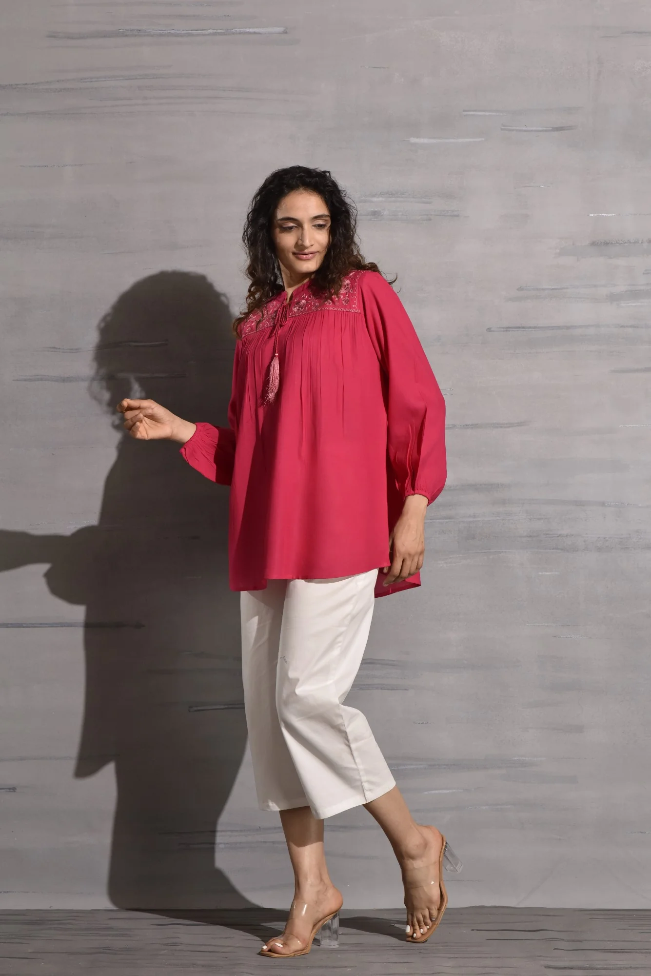 Hiya Candy Embroidered cotton Top - Image 4
