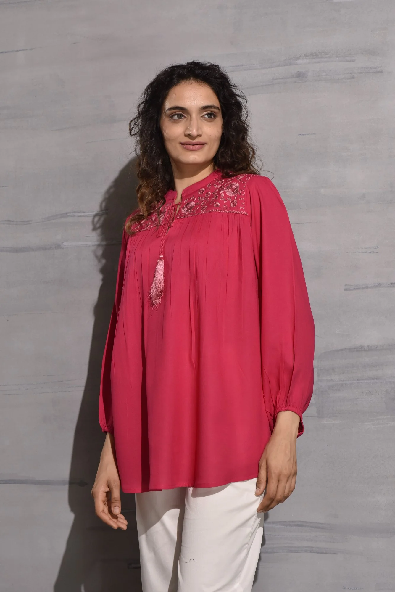 Hiya Candy Embroidered cotton Top - Image 5