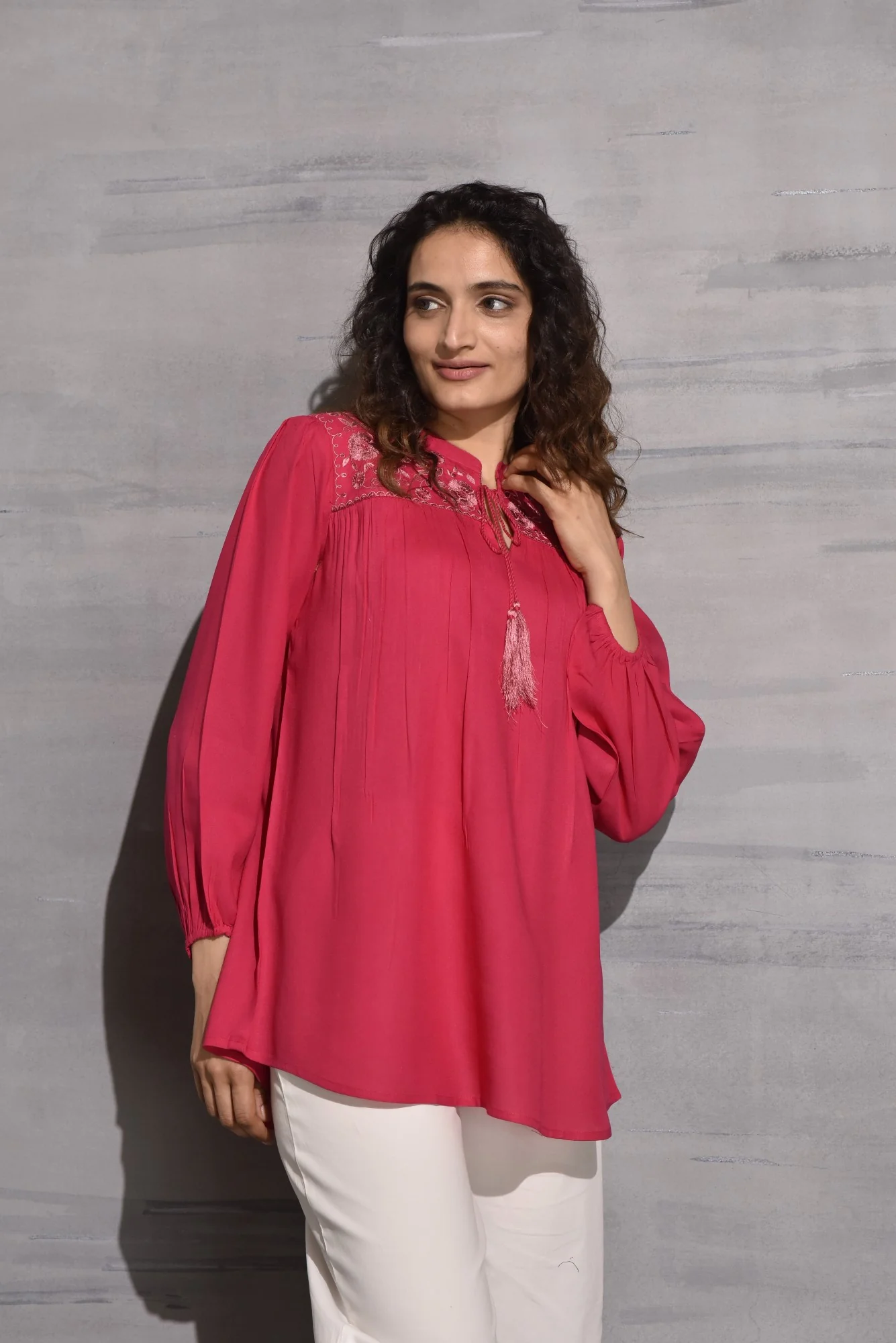 Hiya Candy Embroidered cotton Top - Image 6