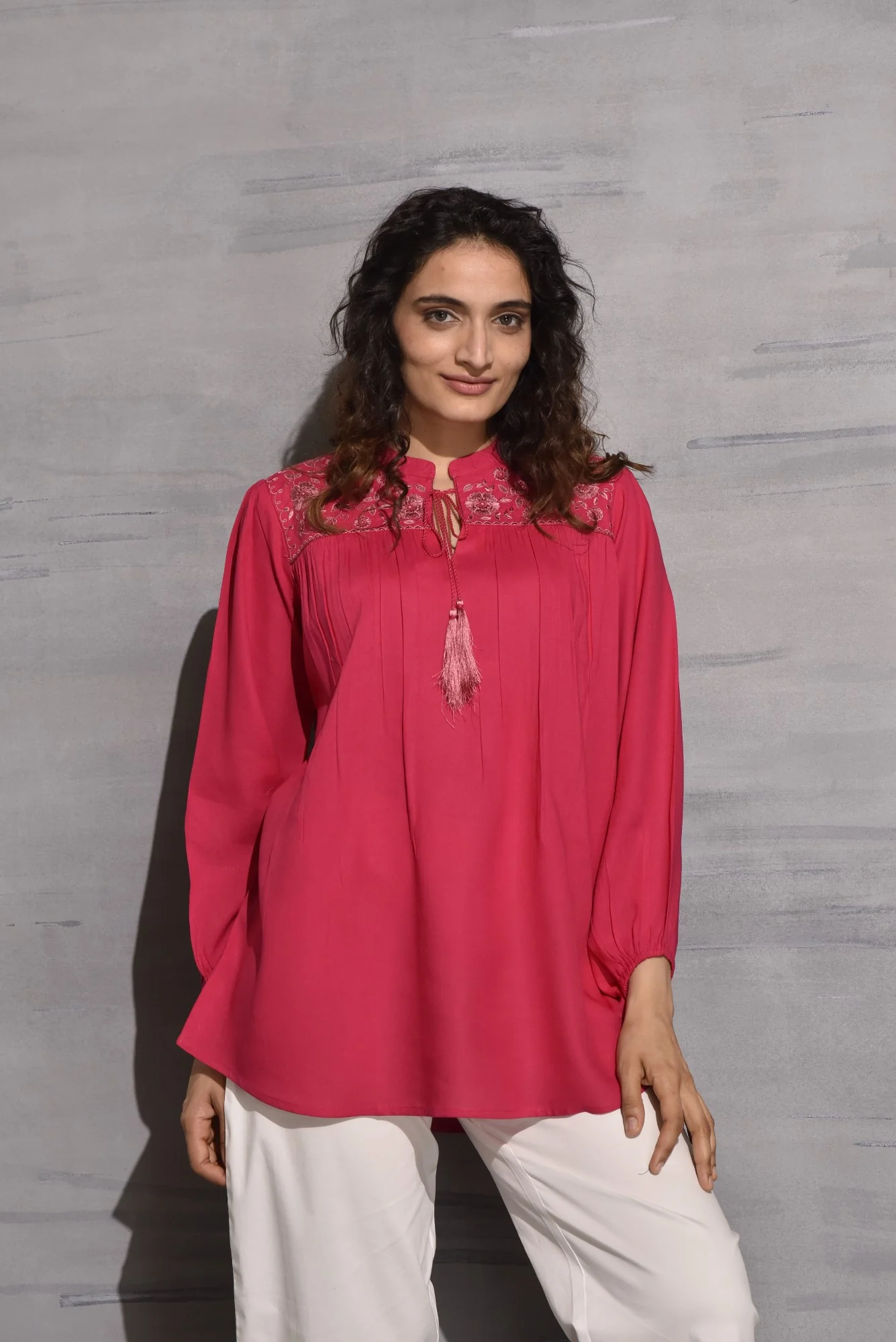 Hiya Candy Embroidered cotton Top - Image 7