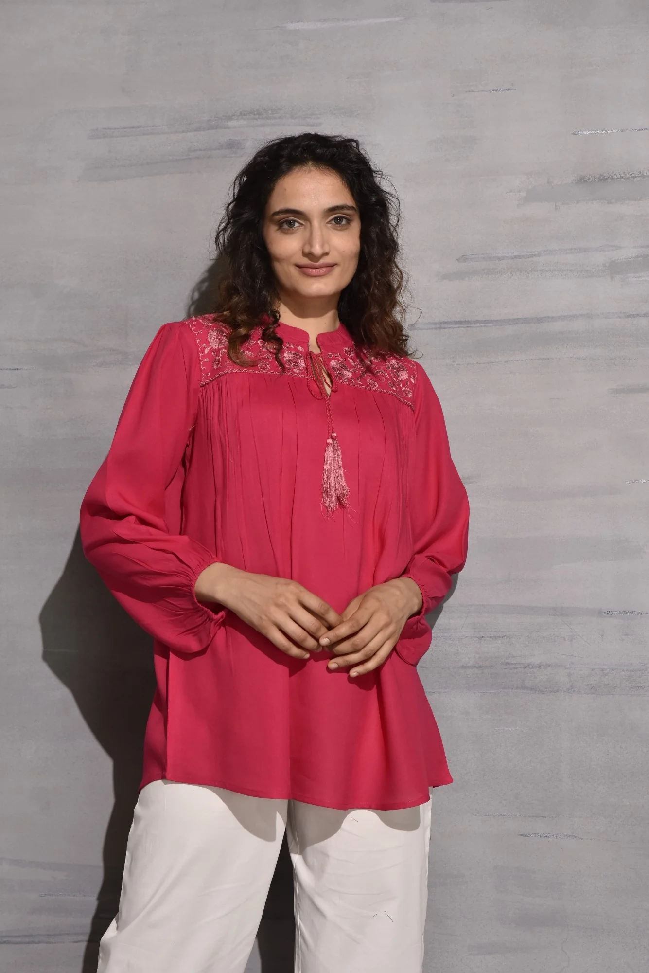 Hiya Candy Embroidered cotton Top - Image 8