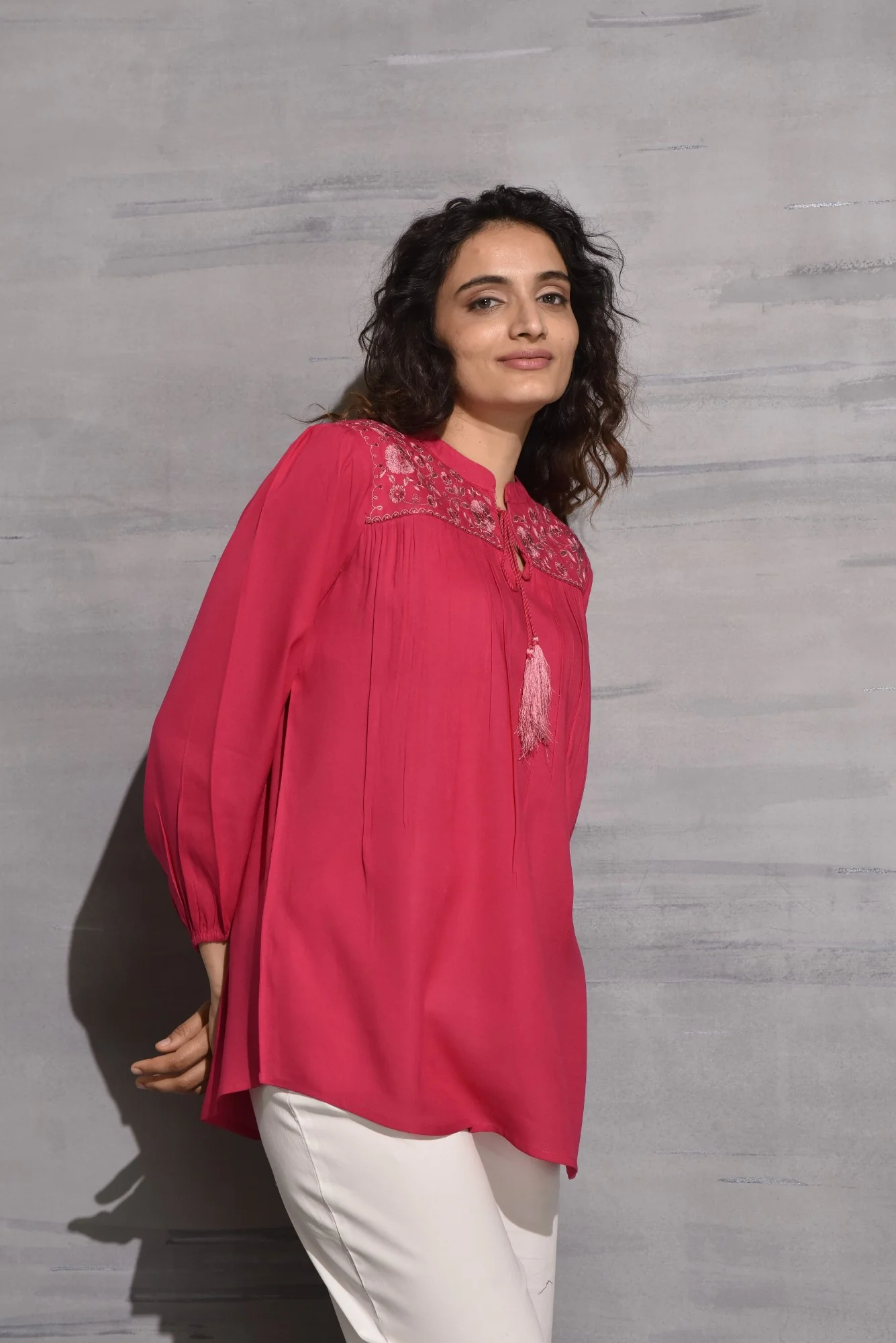 Hiya Candy Embroidered cotton Top - Image 9