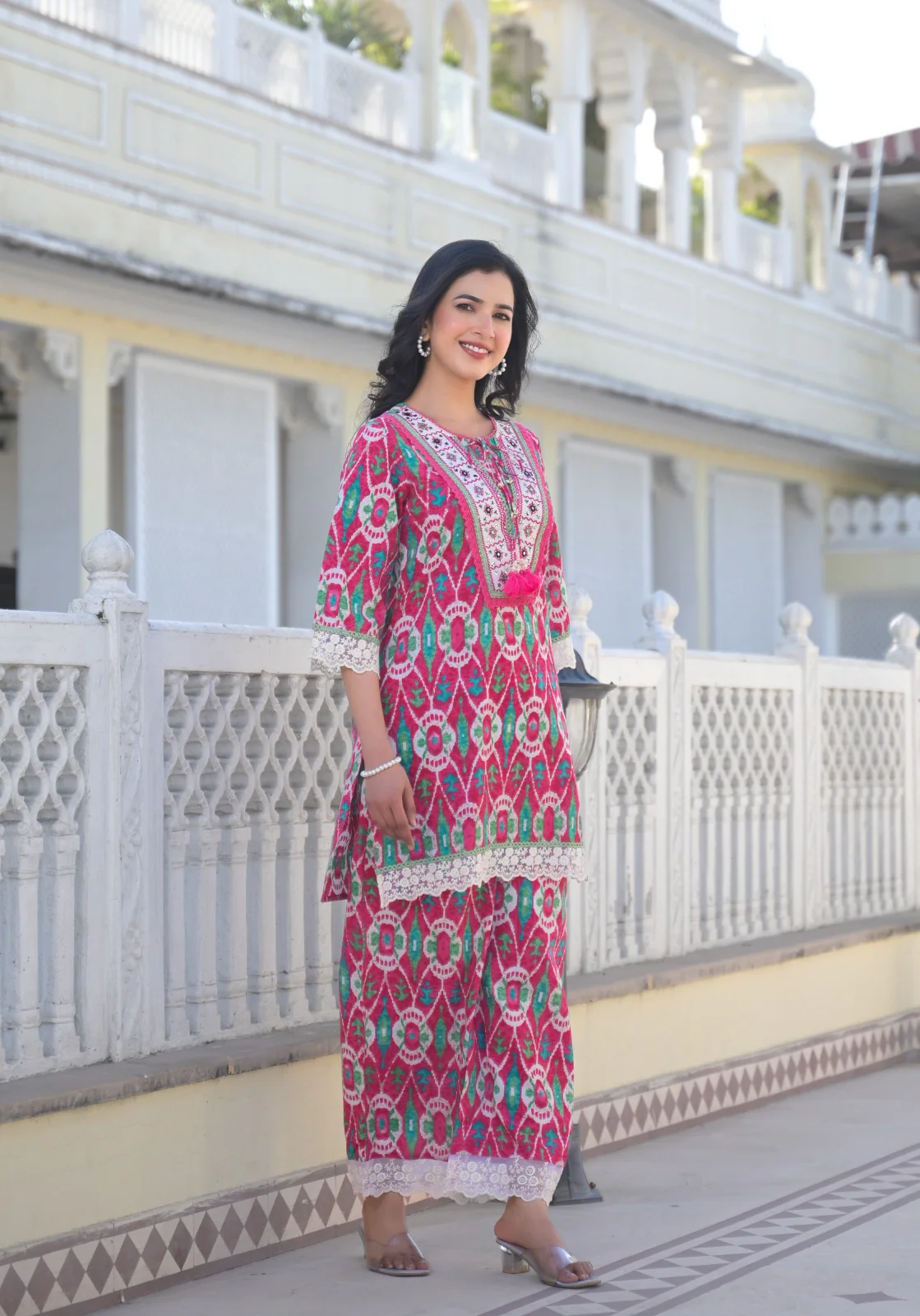 Aranya Lapis Ikat Pirnted Cotton Co-ord Set - Image 5