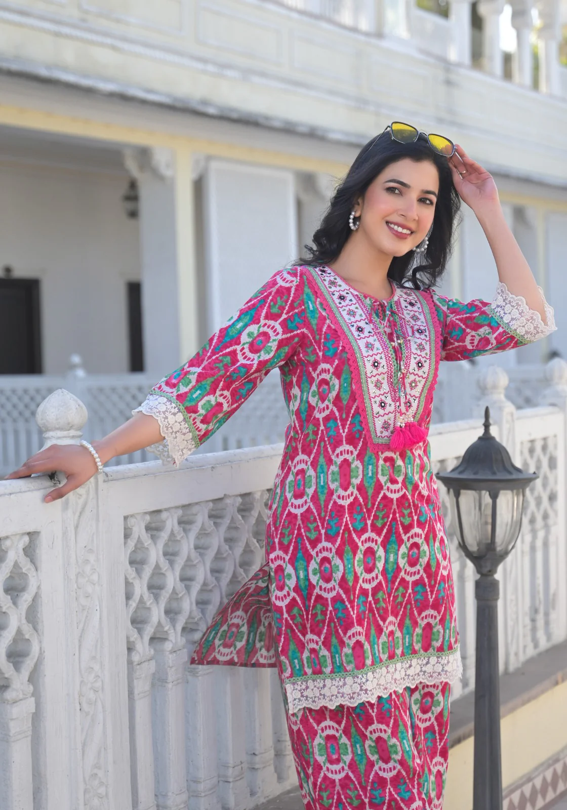 Aranya Lapis Ikat Pirnted Cotton Co-ord Set - Image 6