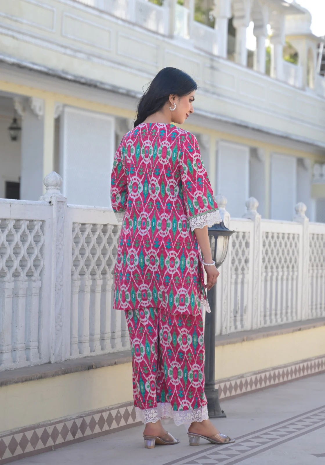 Aranya Lapis Ikat Pirnted Cotton Co-ord Set - Image 7