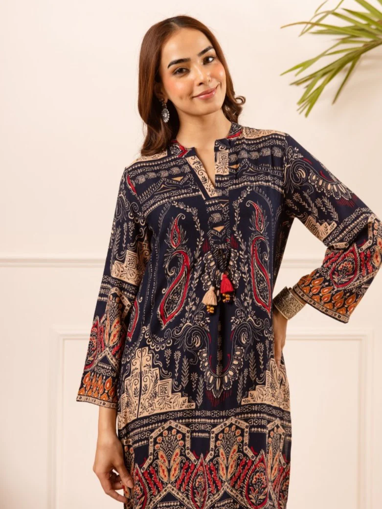 Karen stone printed cotton co-ord set - Image 2