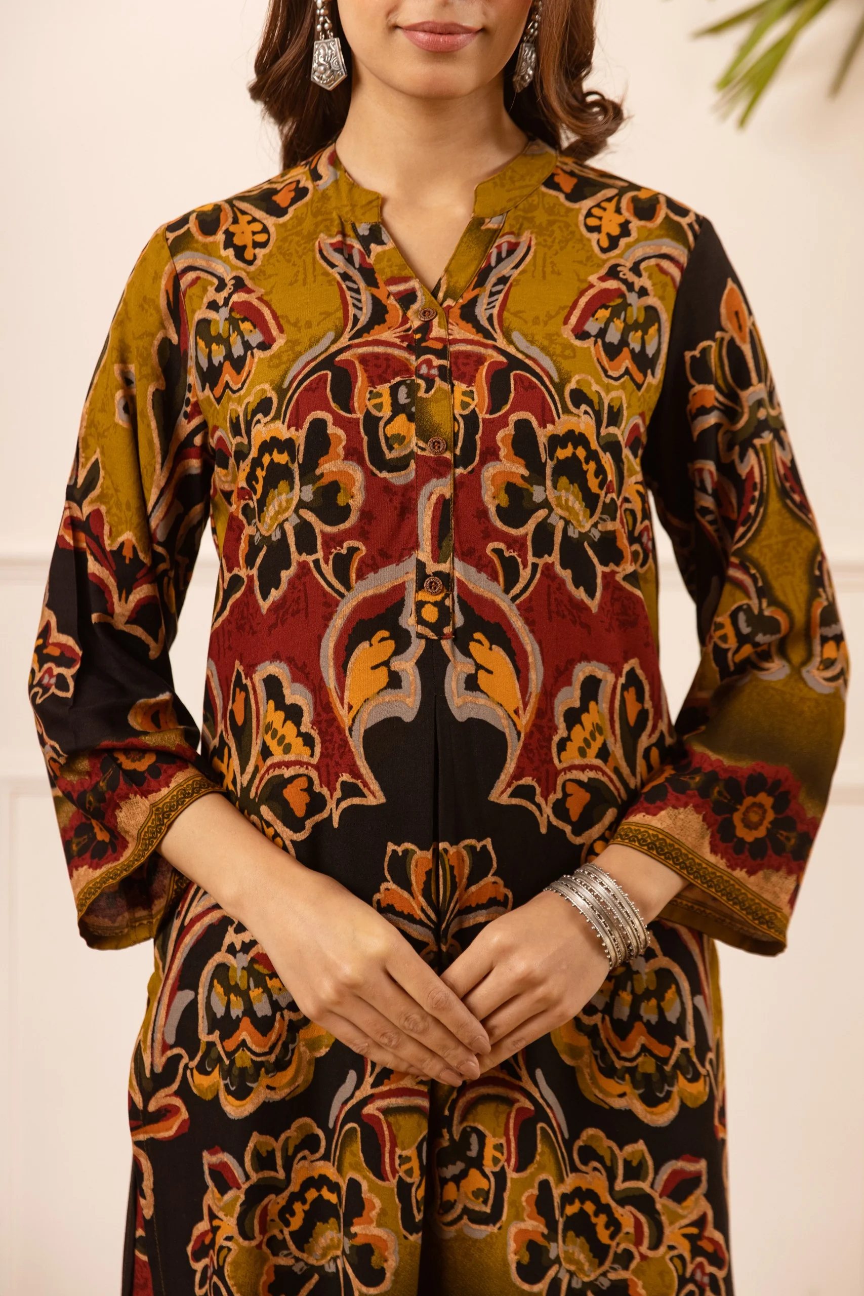 Karen russet printed Co-ord set - Image 3