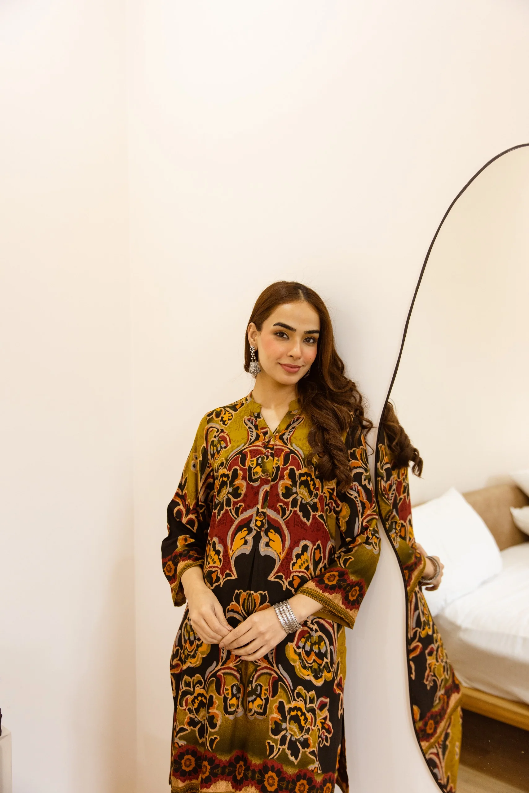 Karen russet printed Co-ord set - Image 4