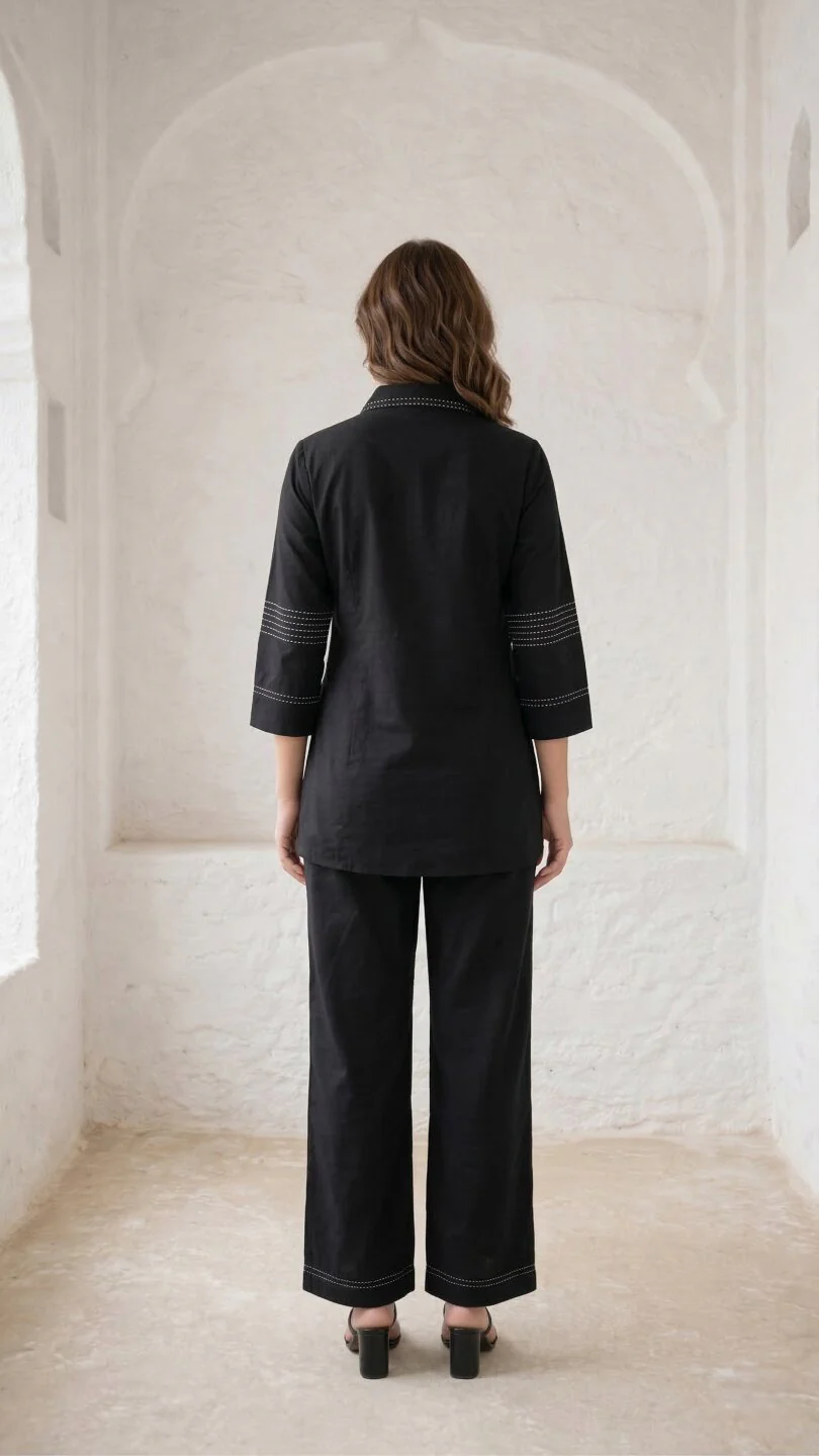 Ridhika onyx cotton co-ord set - Image 3