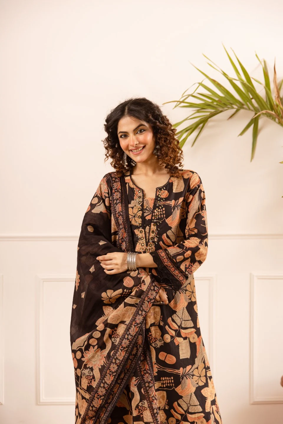 Karen oslo printed cotton suit set - Image 8