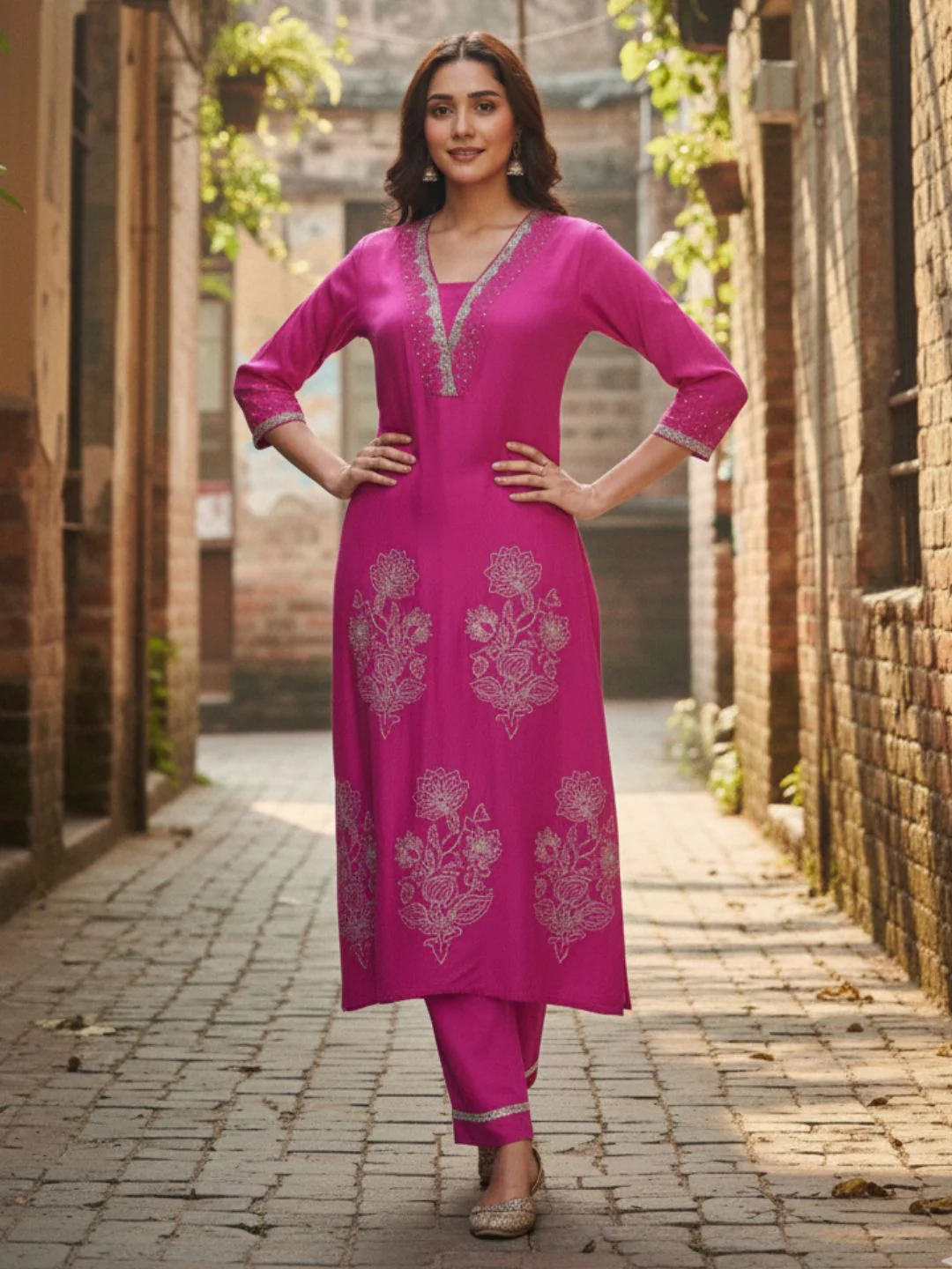 Albeli Rose Premium Work Suit Set - Image 2