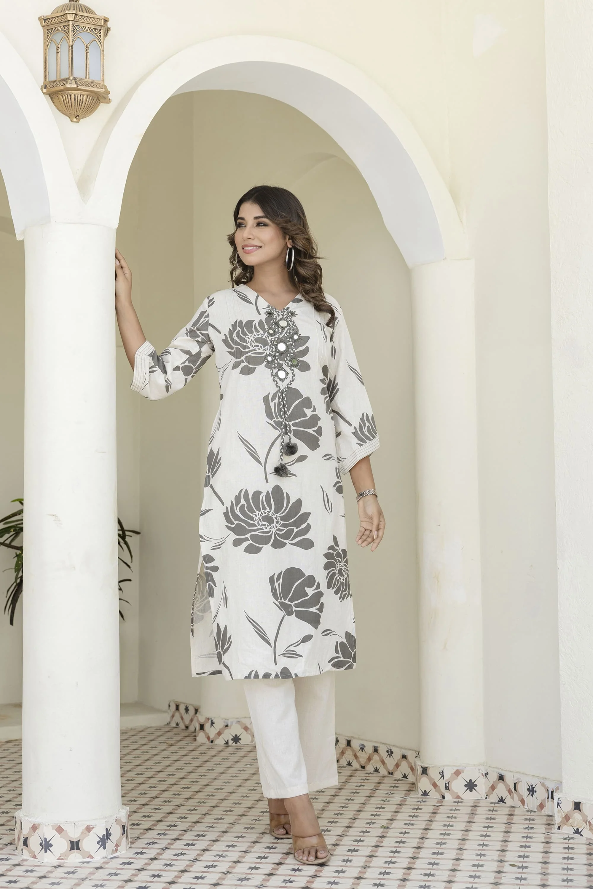 Samiha Frost Cotton Co-ord Set - Image 6