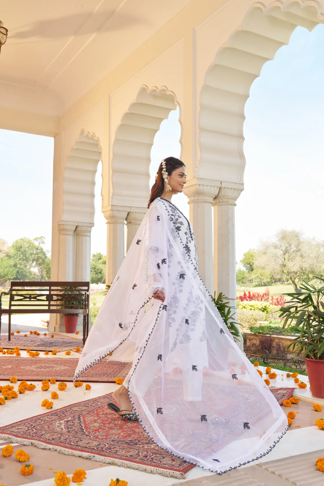 Grithav Pearl Embroidered Lawn Suit Set - Image 6