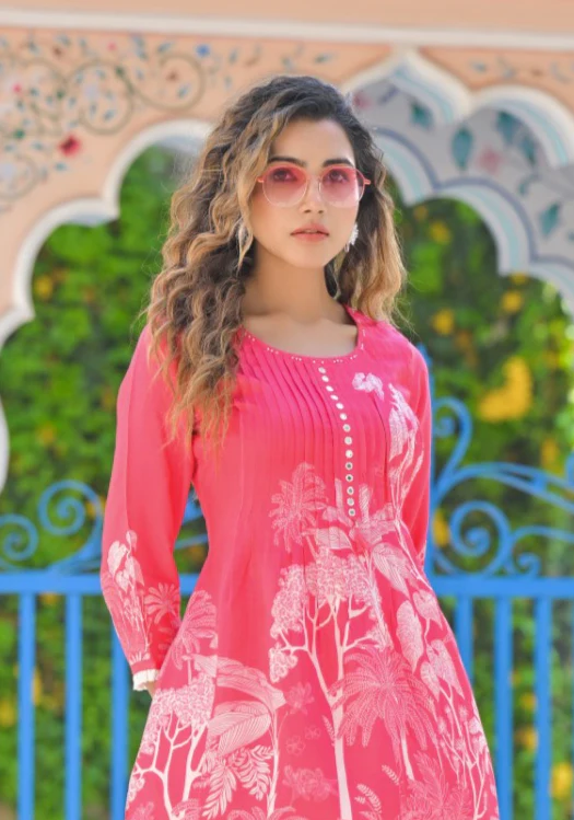 Iti Punch Printed Cotton Co-ord Set - Image 2