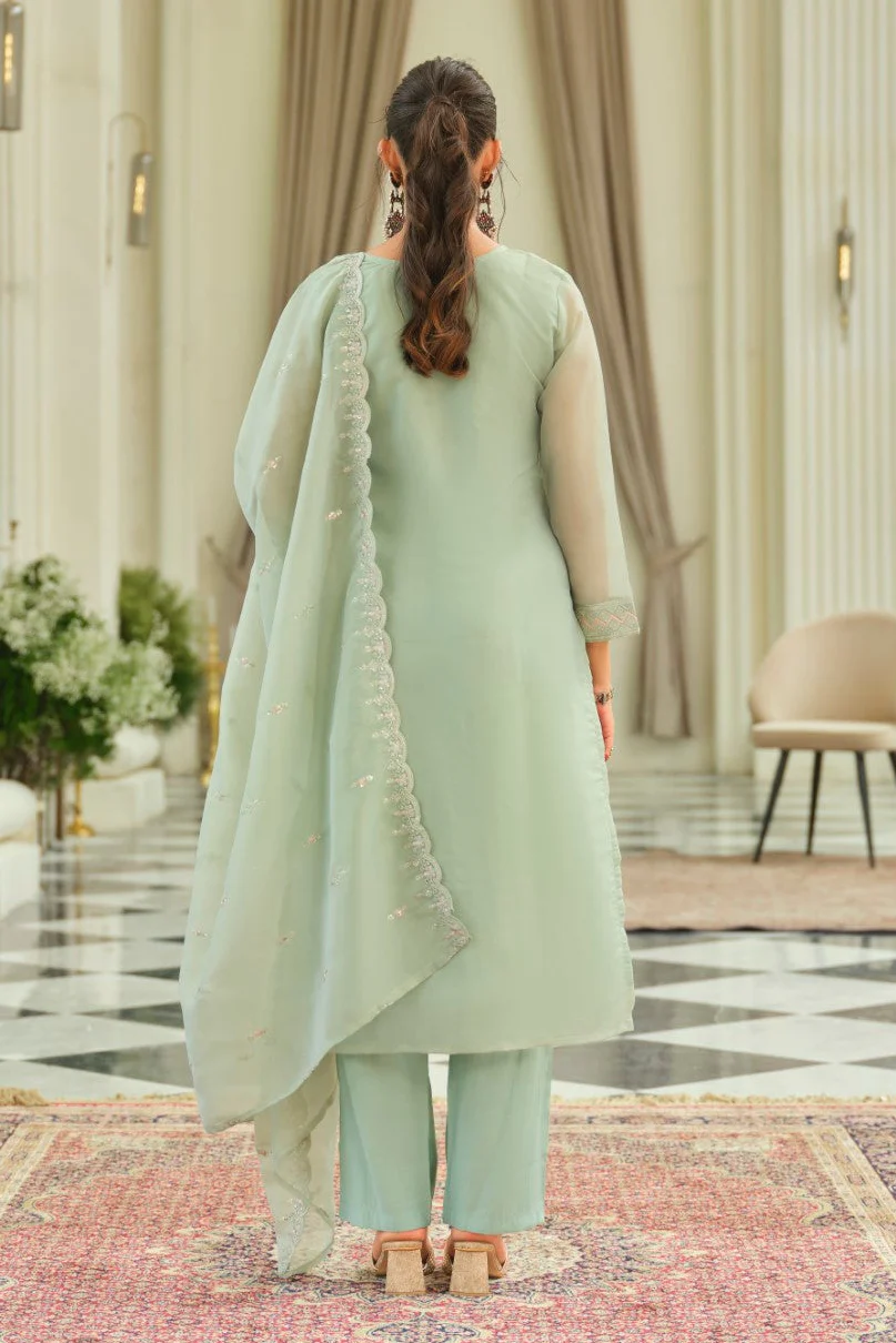 Adab minty full work suit set - Image 3