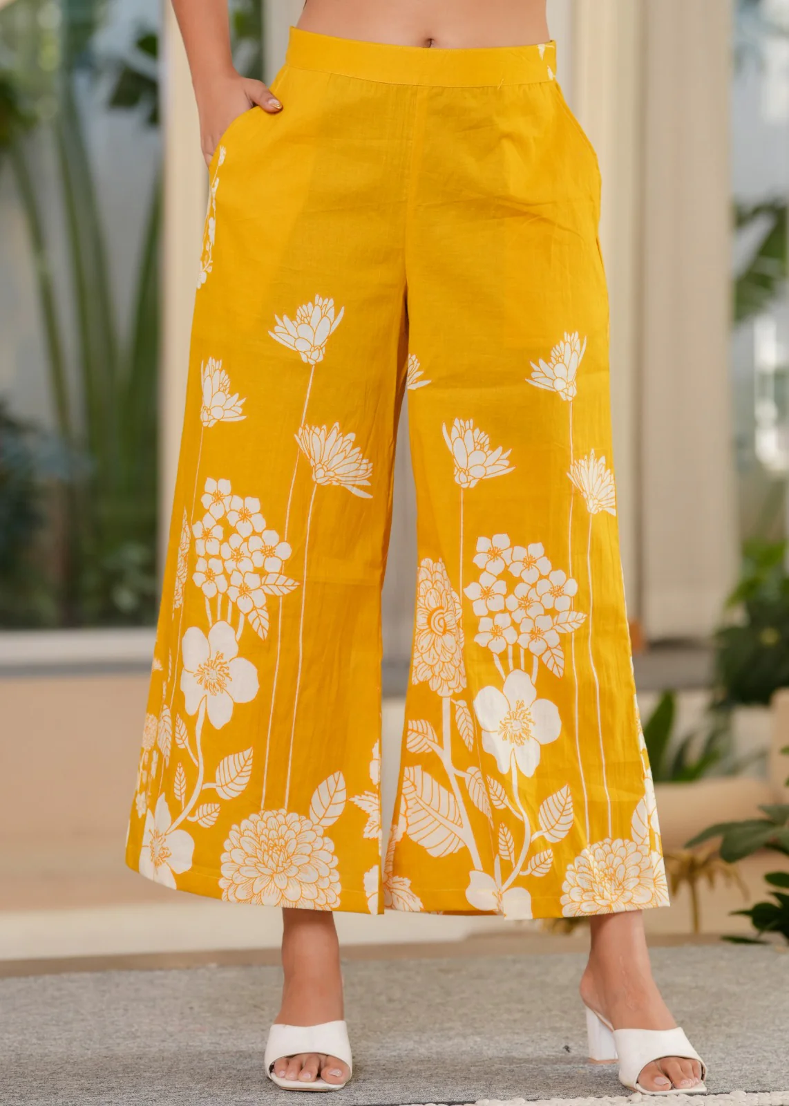 Jayti Dandelion  Muslin Printed Co-ord Set - Image 4