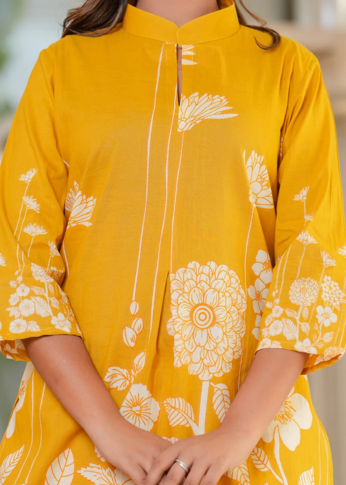 Jayti Dandelion  Muslin Printed Co-ord Set - Image 8