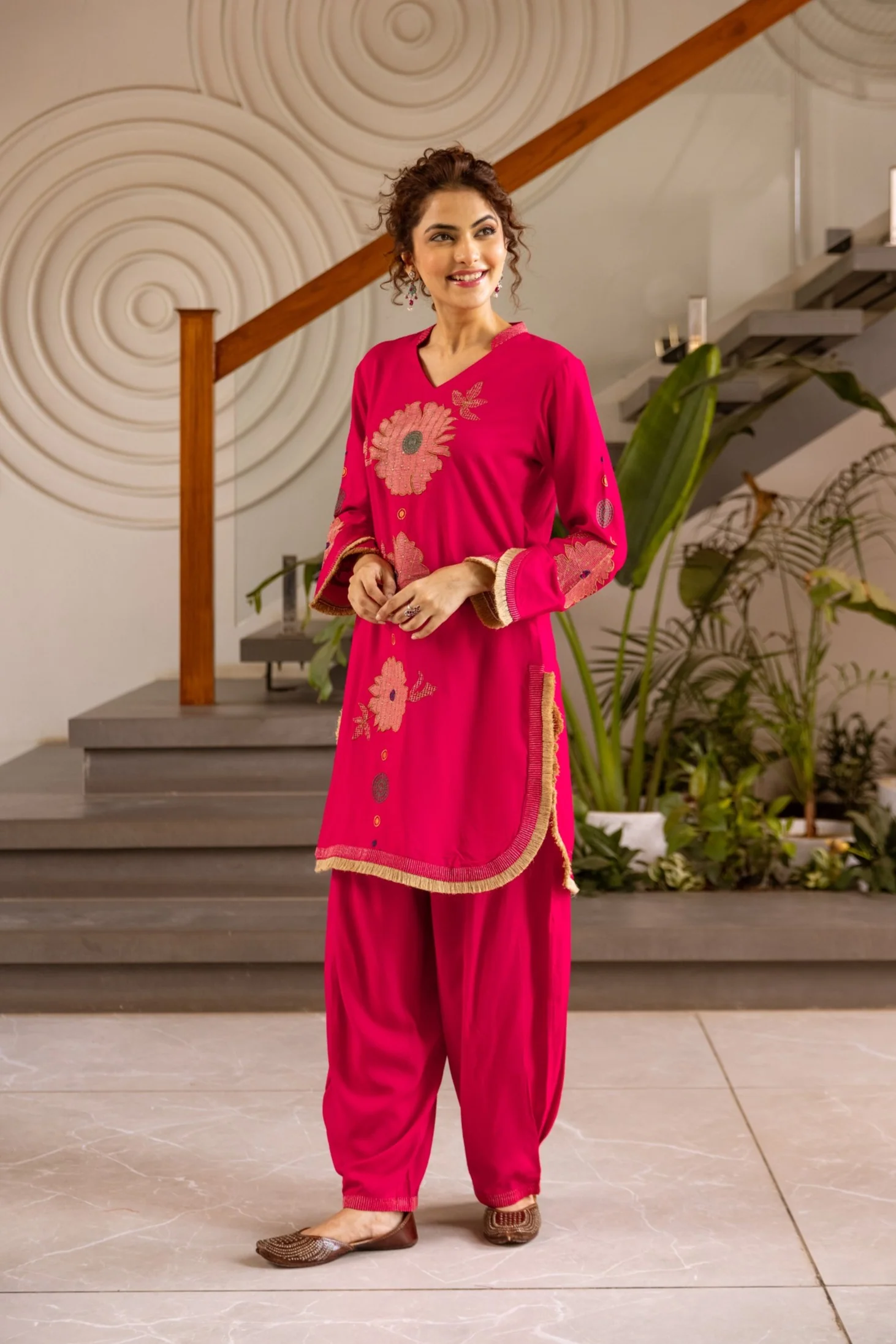 Sonpal cameo work co-ord set - Image 3
