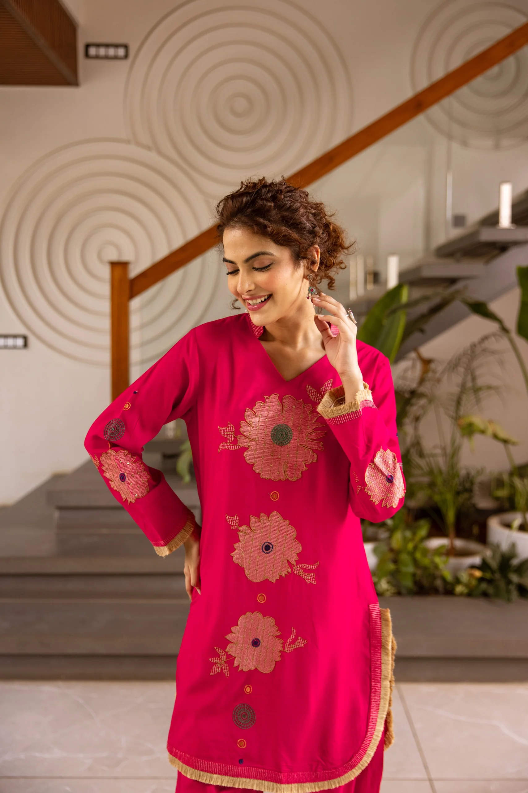 Sonpal cameo work co-ord set - Image 8