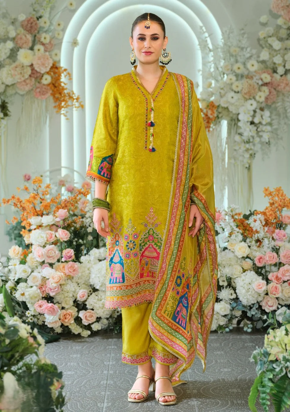 Sarvada Amber Full Work Suit Set - Image 2