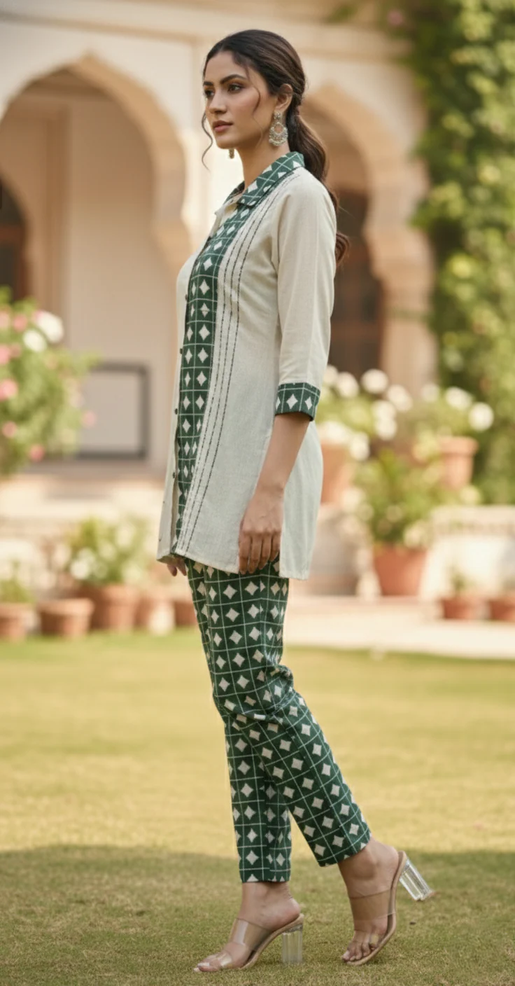 Vibha Jet Printed Co-ord Set - Image 6