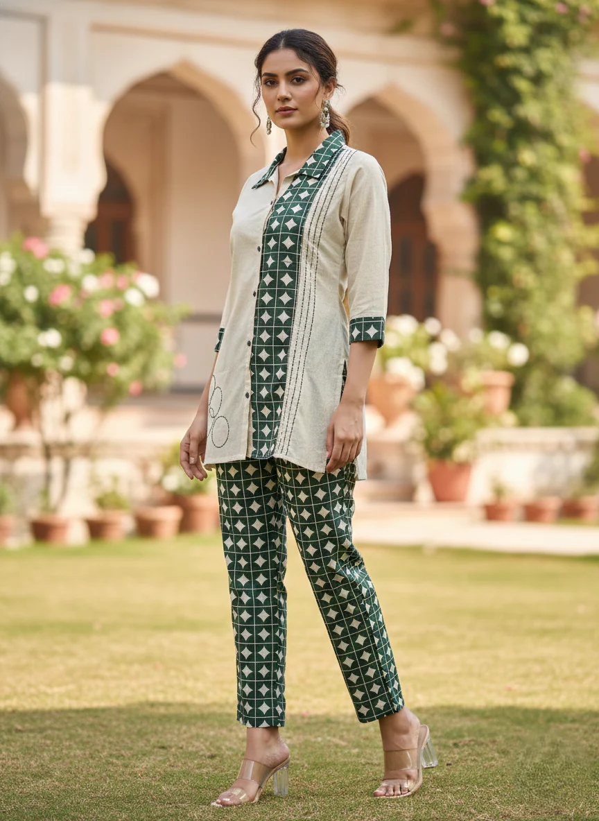 Vibha Jet Printed Co-ord Set - Image 7