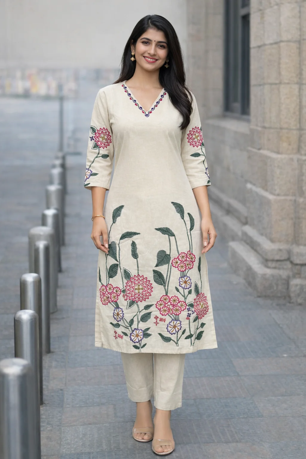 Kartar angel cotton suit set - Image 14