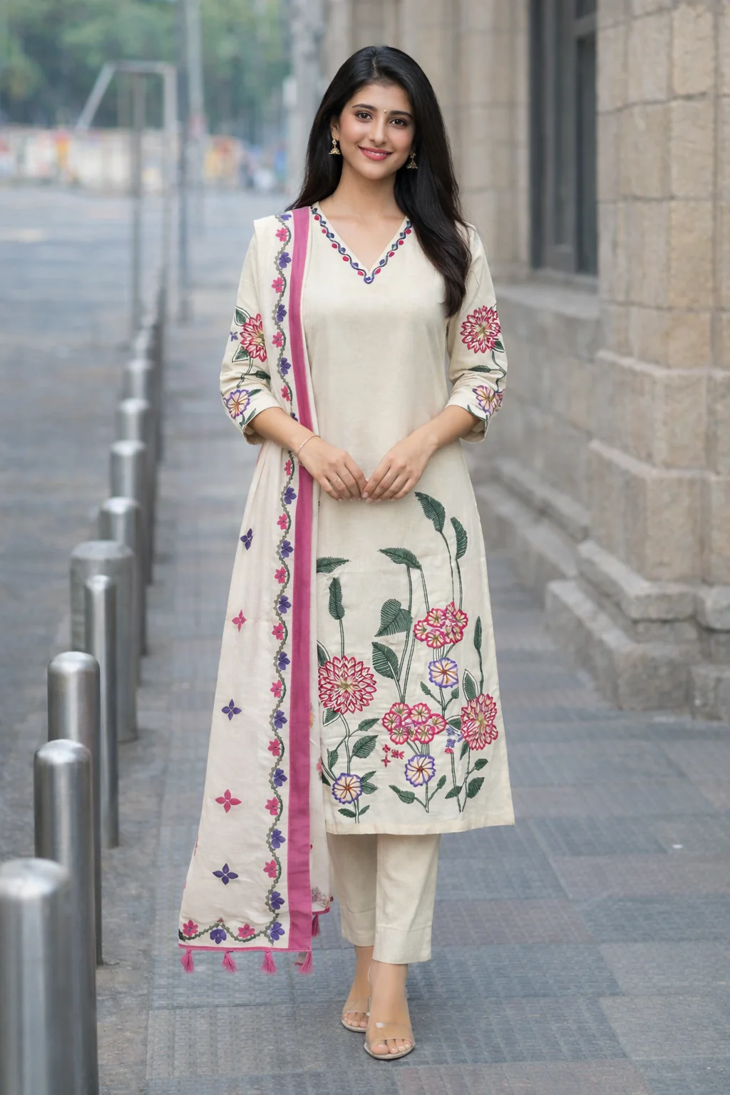 Kartar angel cotton suit set - Image 15