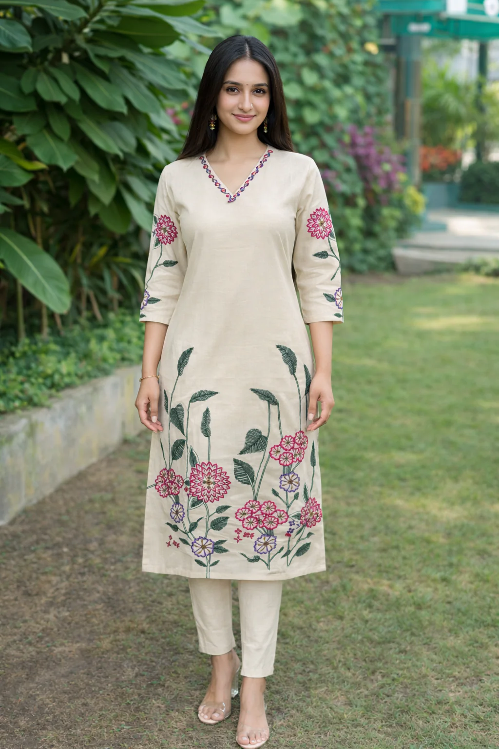 Kartar angel cotton suit set - Image 7