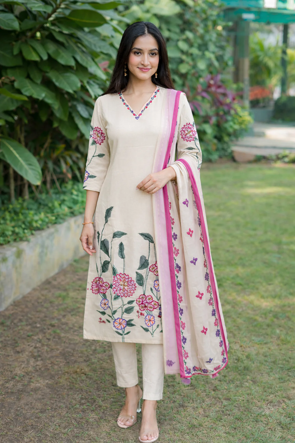 Kartar angel cotton suit set - Image 8