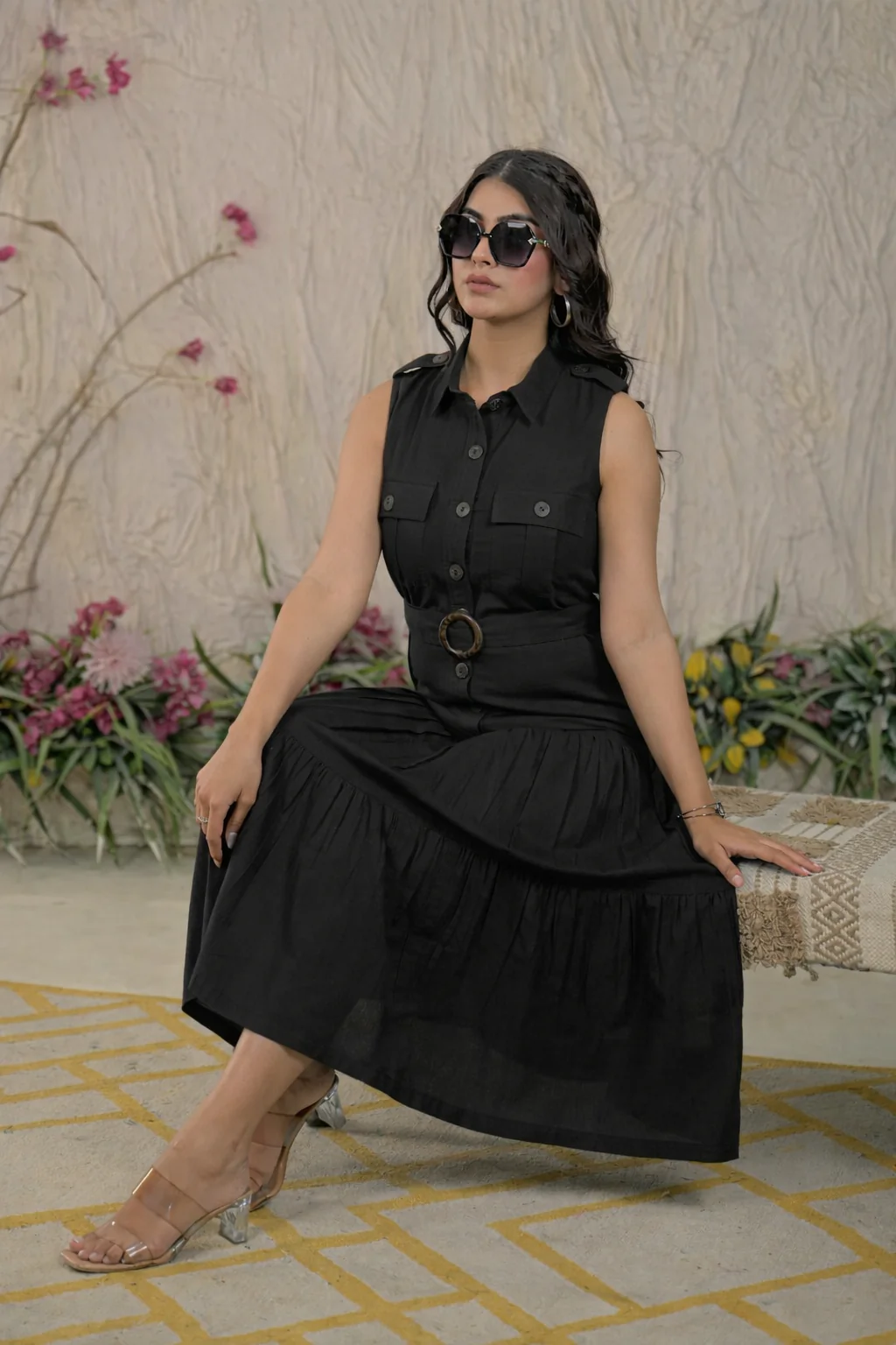 Ridhika sable cotton dress - Image 5