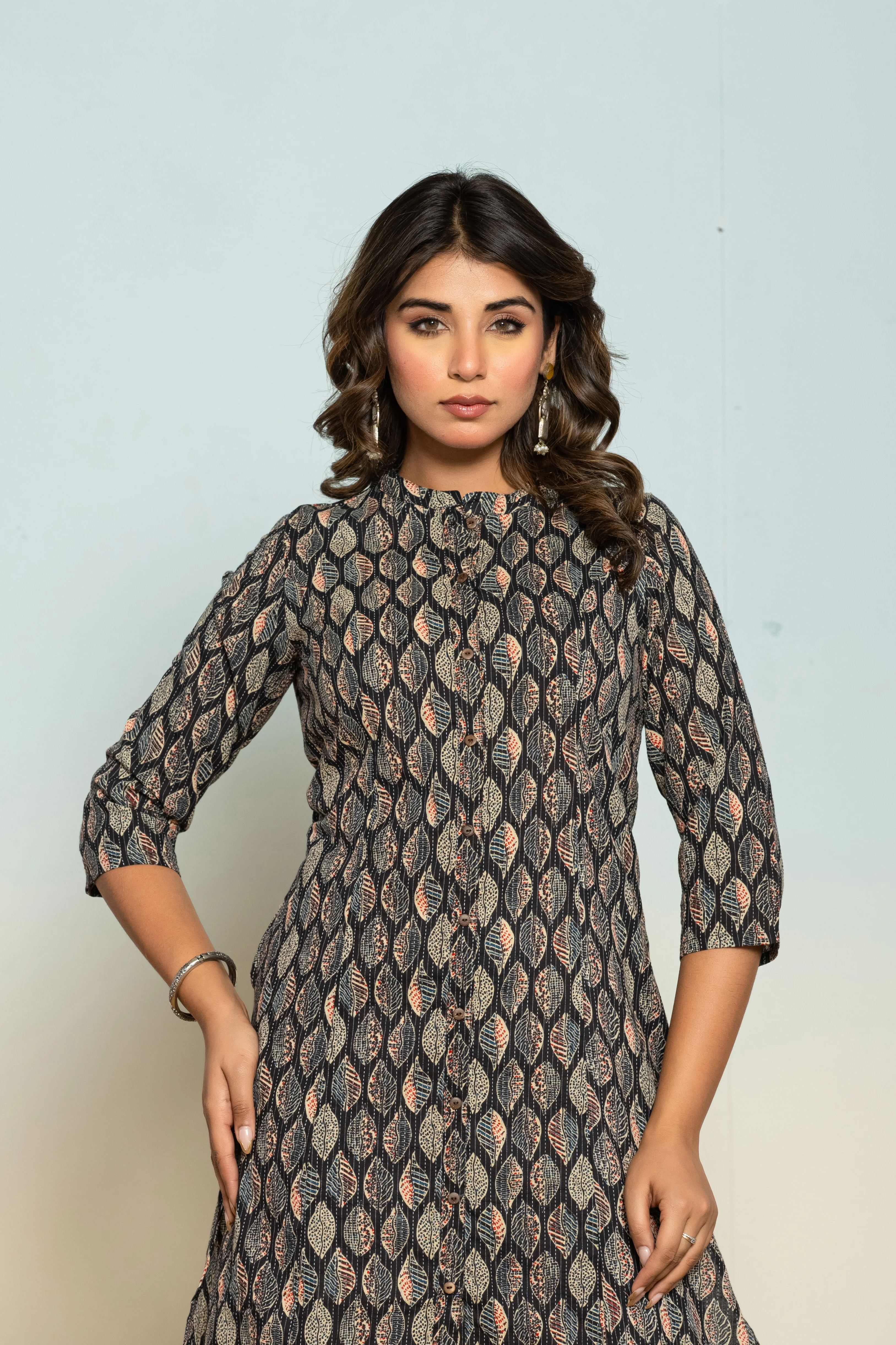UMA ONYX PRINTED COTTON KURTI - Image 2