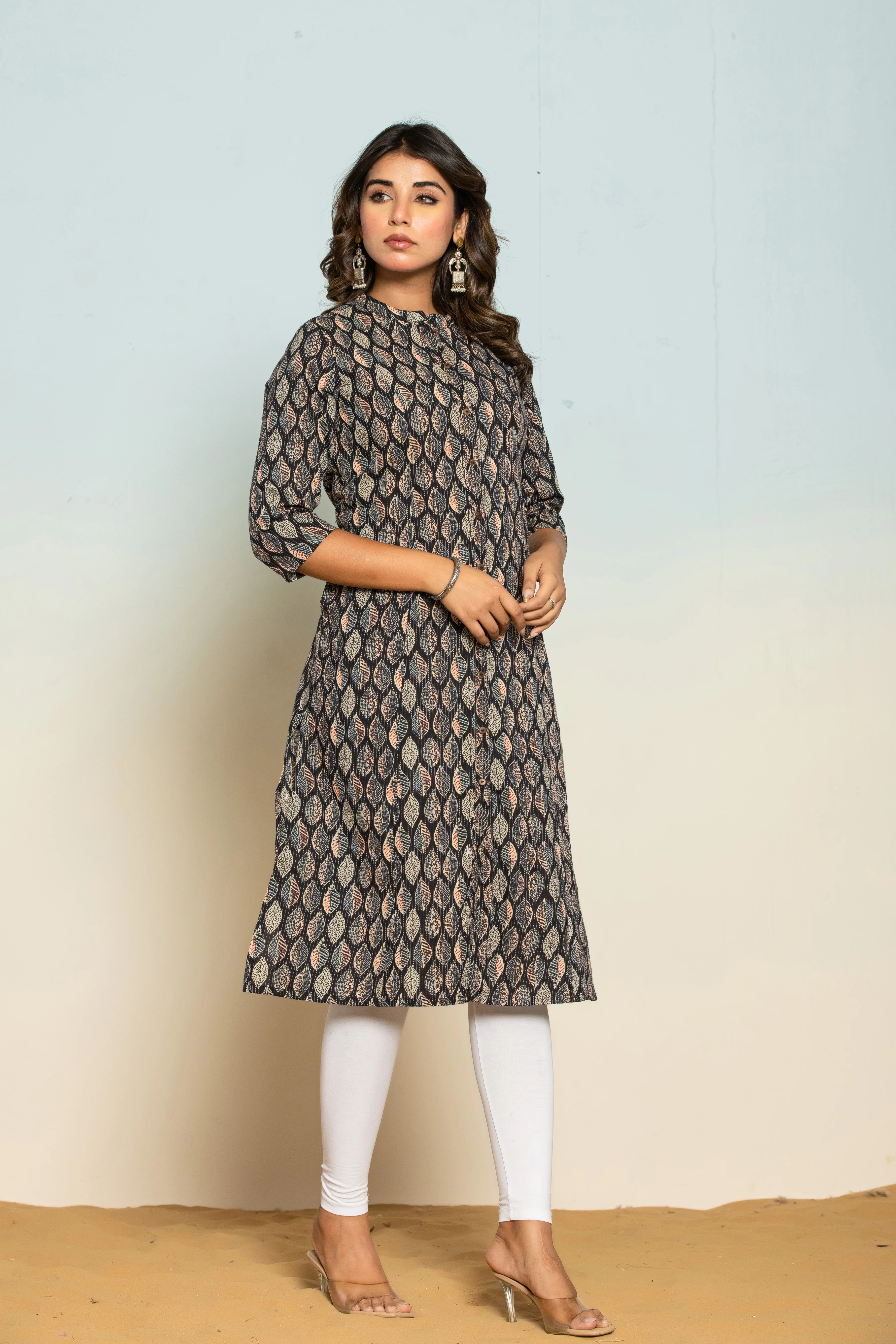 UMA ONYX PRINTED COTTON KURTI - Image 5