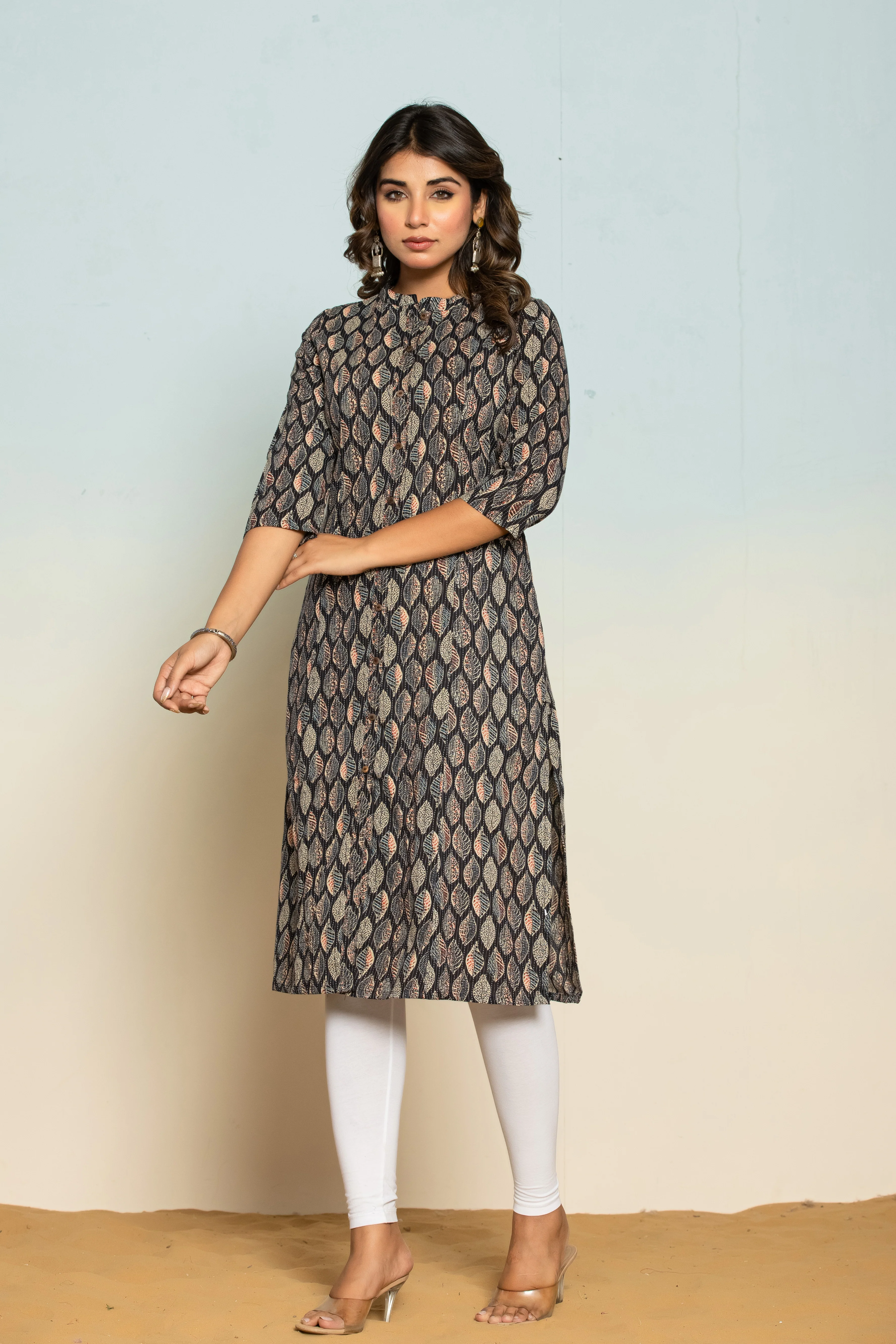 UMA ONYX PRINTED COTTON KURTI - Image 6