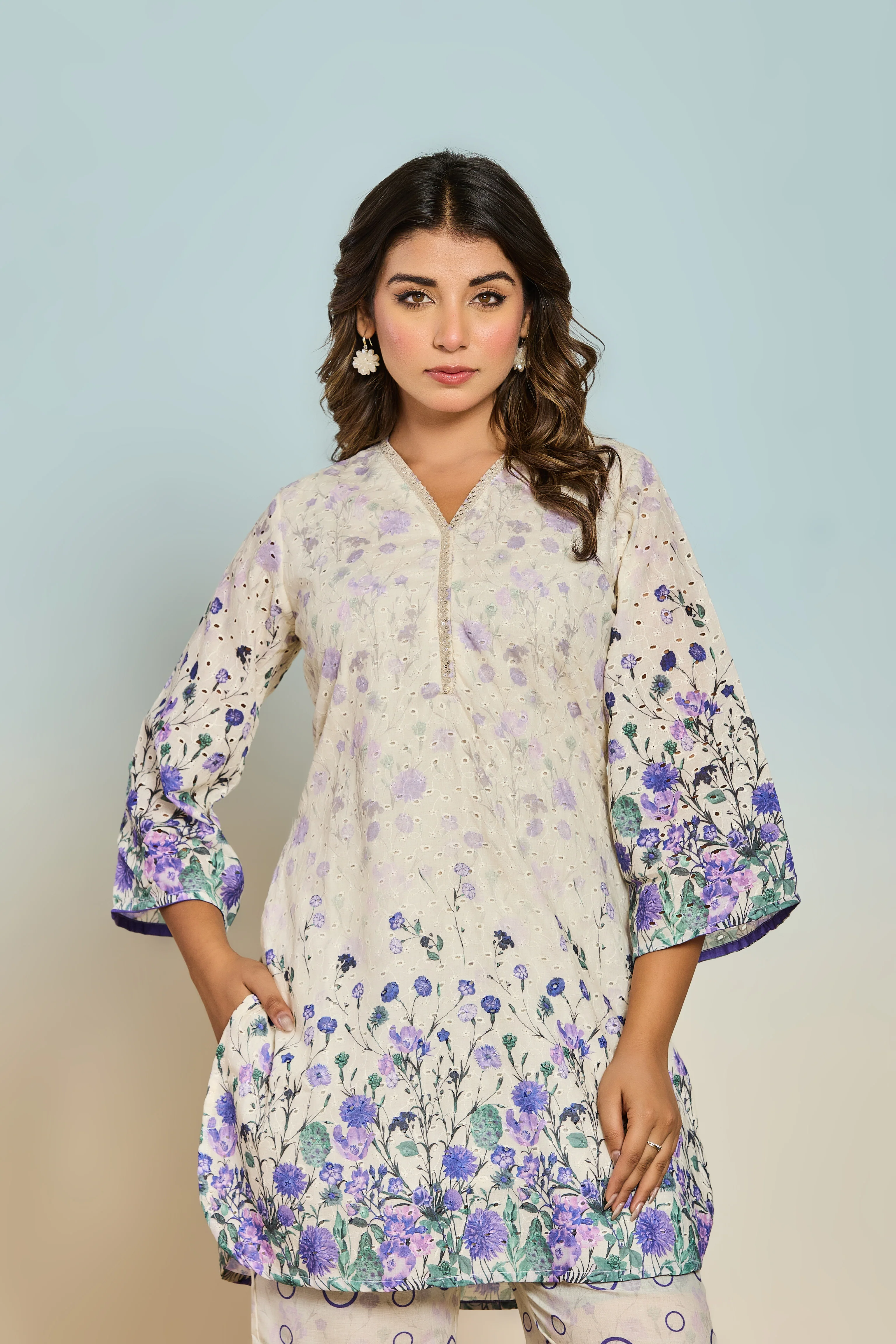 RAAGVI HONEY COTTON CO-ORD SET - Image 2