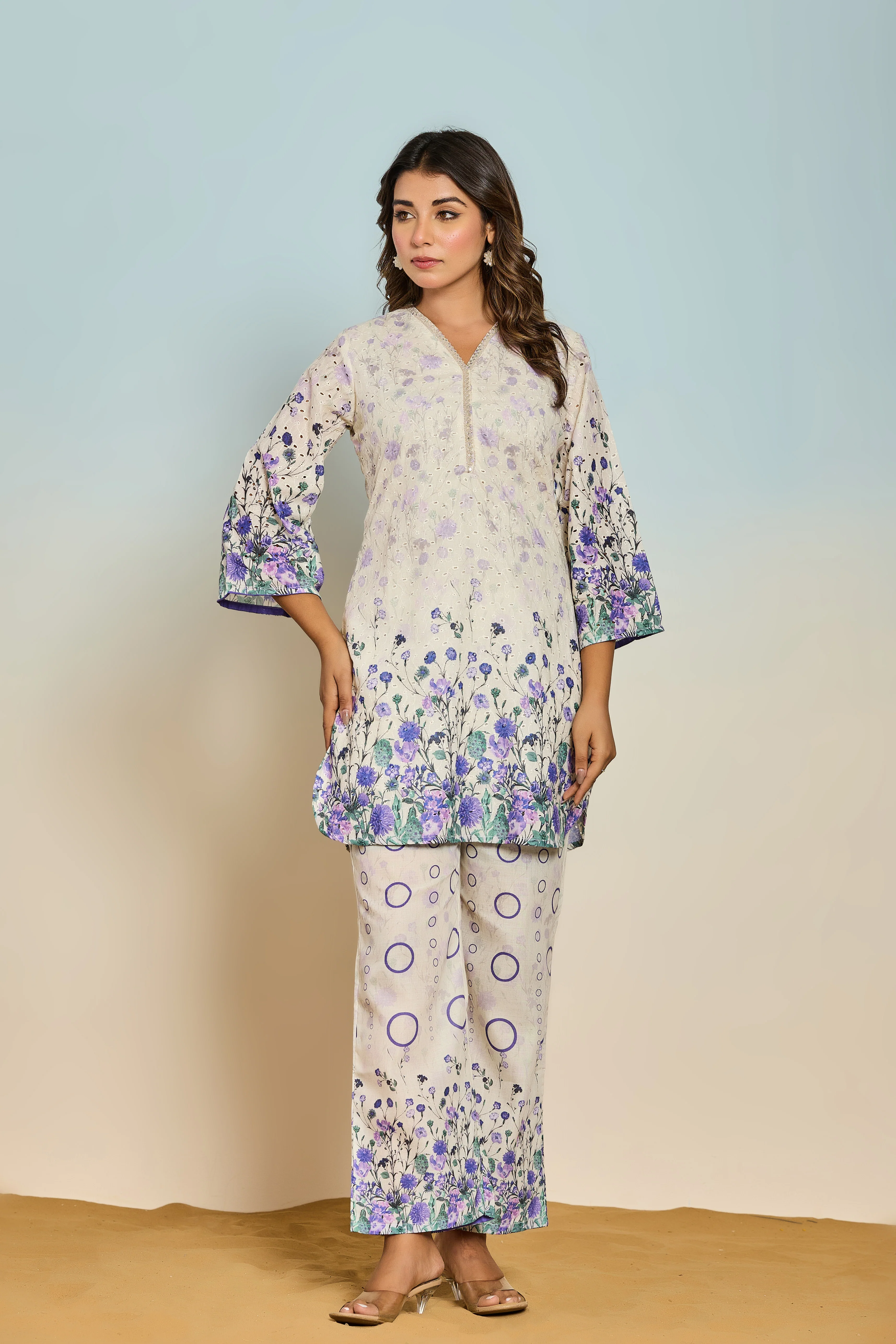 RAAGVI HONEY COTTON CO-ORD SET - Image 6