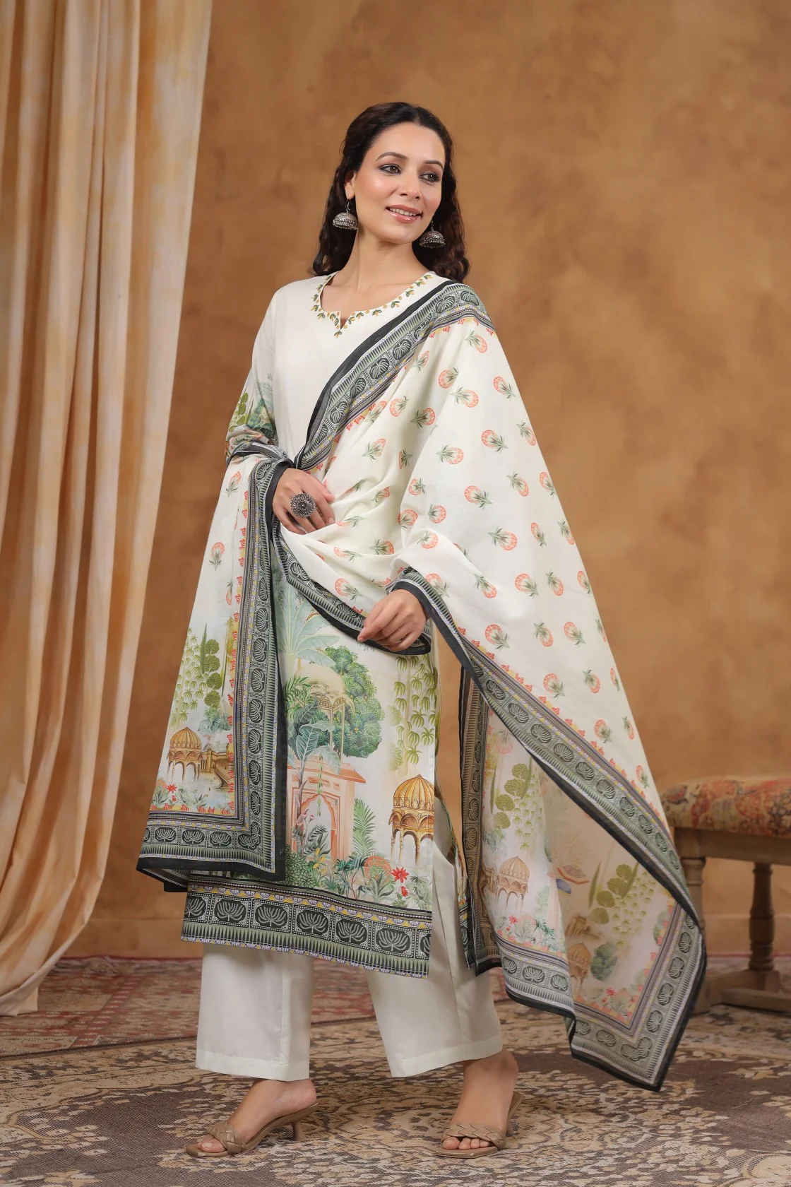 SAKSHI DOVE COTTON SUIT SET - Image 12